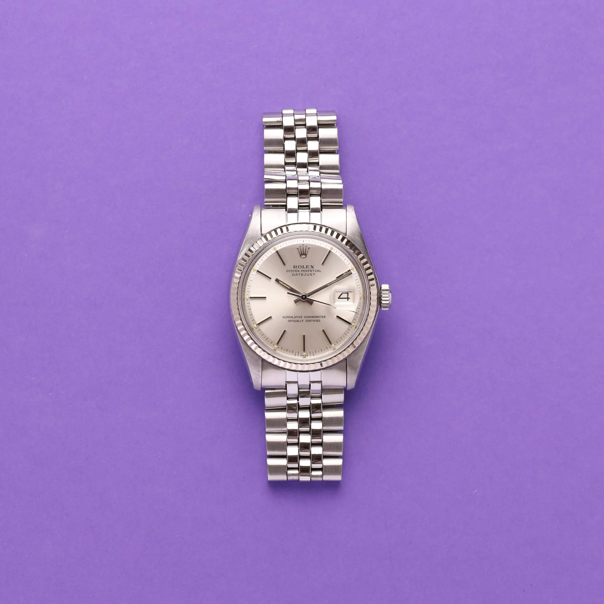 1977 Rolex Datejust 1601 Pie Pan "Sigma" Dial