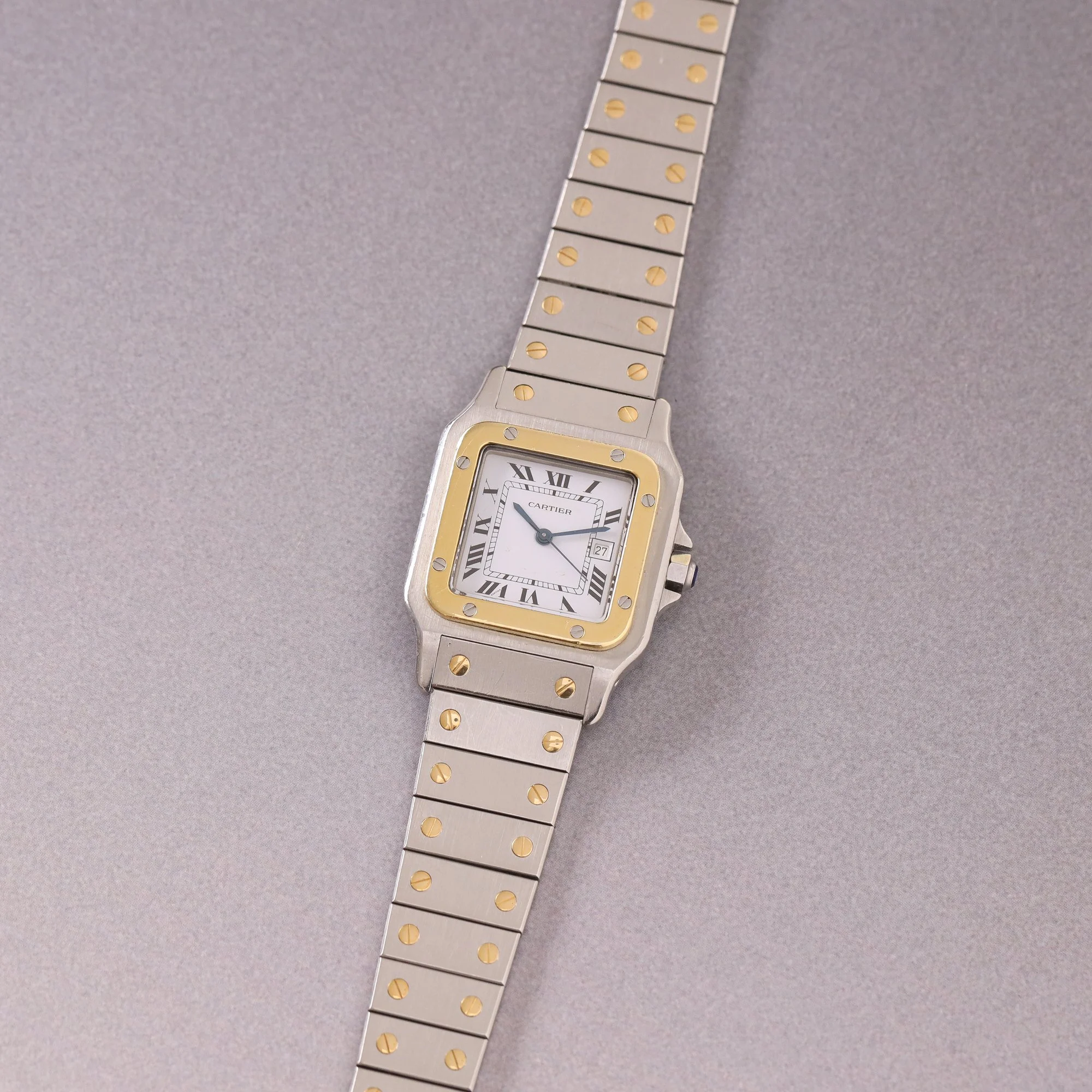 1991 Unpolished Cartier Santos Carrée 2961 Mega Fullset + New Service.jpg