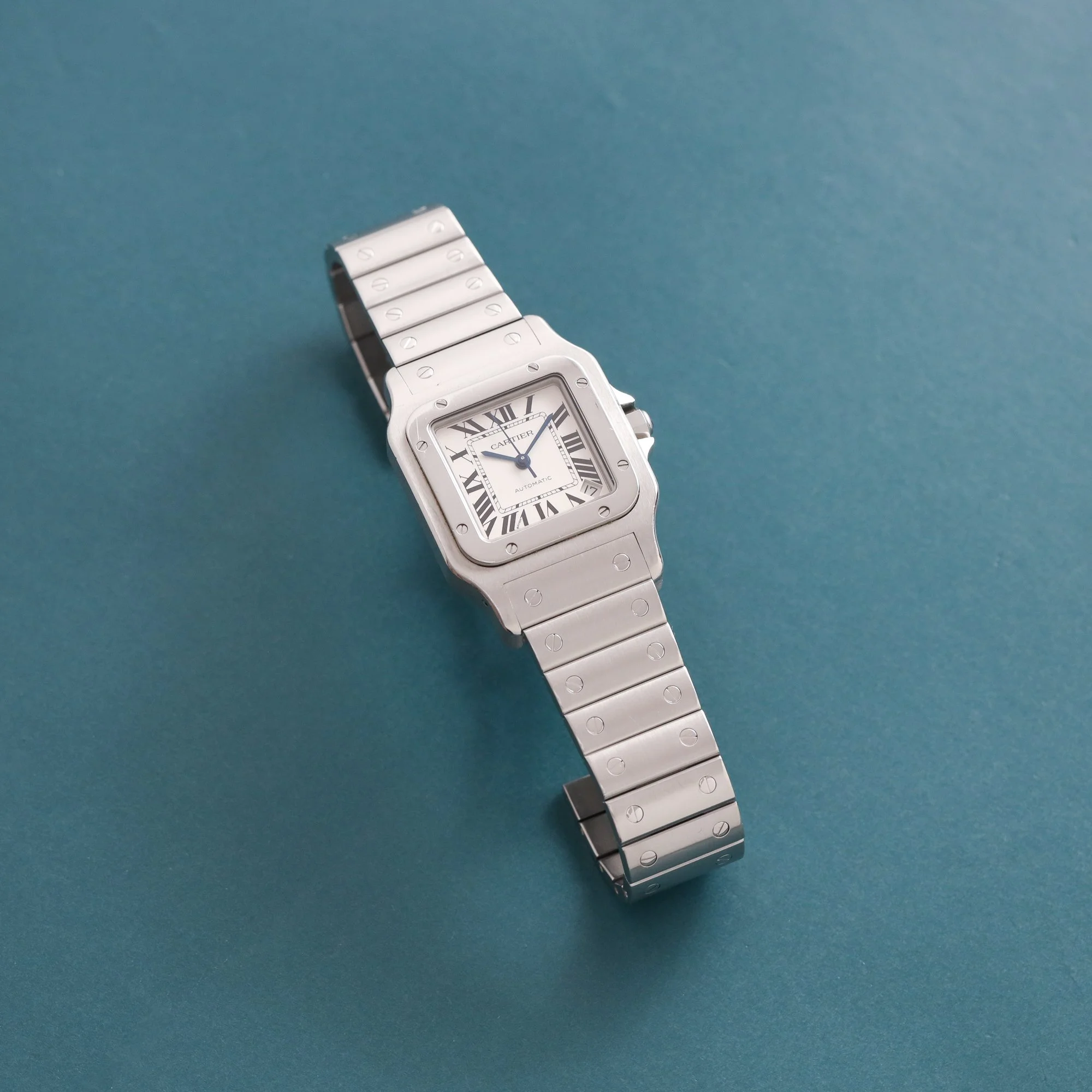 2014 Cartier Santos Galbée XL Automatic 2823 / W20098D6 "Roman" Dial Fullset.jpg