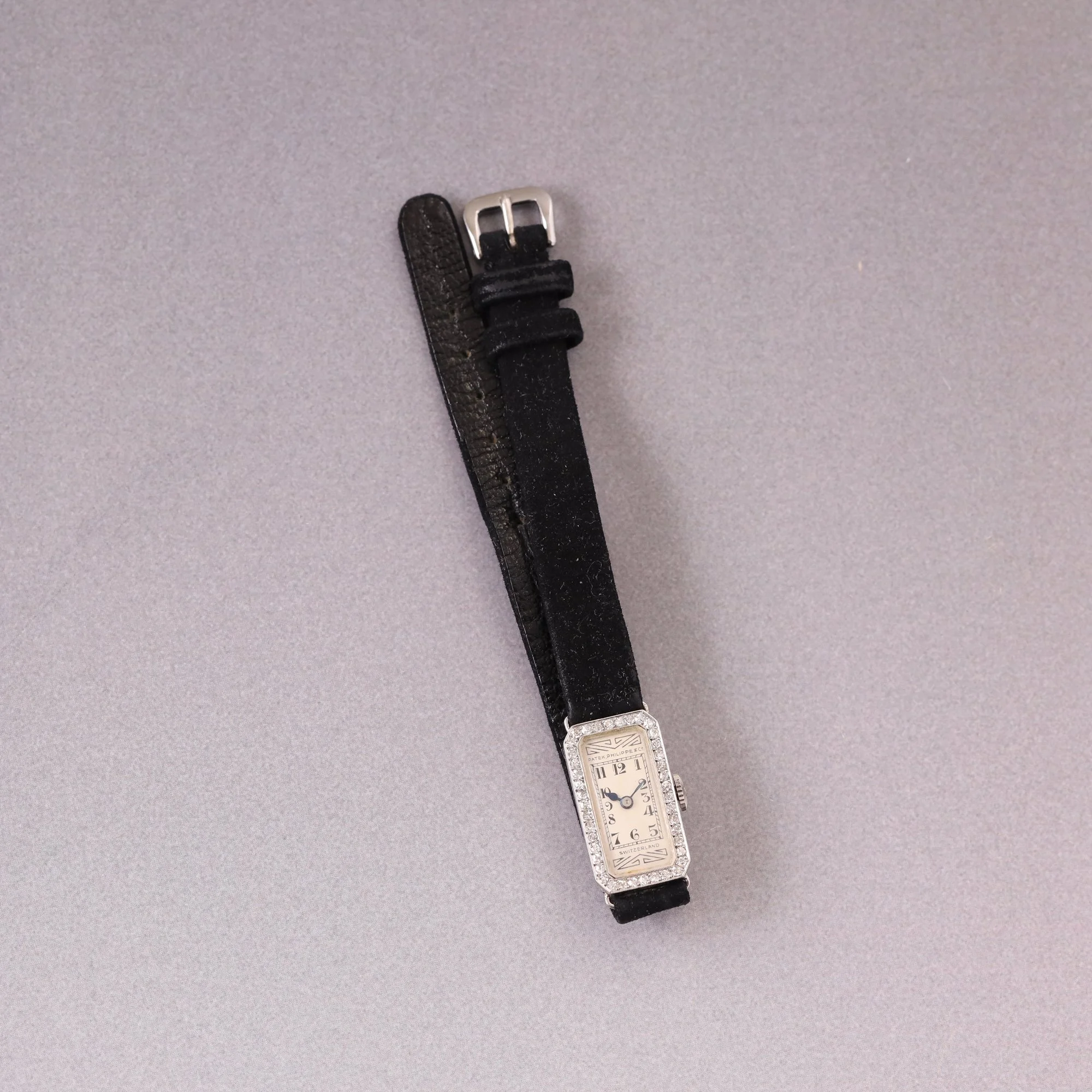 1920s Patek Philippe Platinum "Art Deco" Ladies Wristwatch + Factory Diamonds.jpg