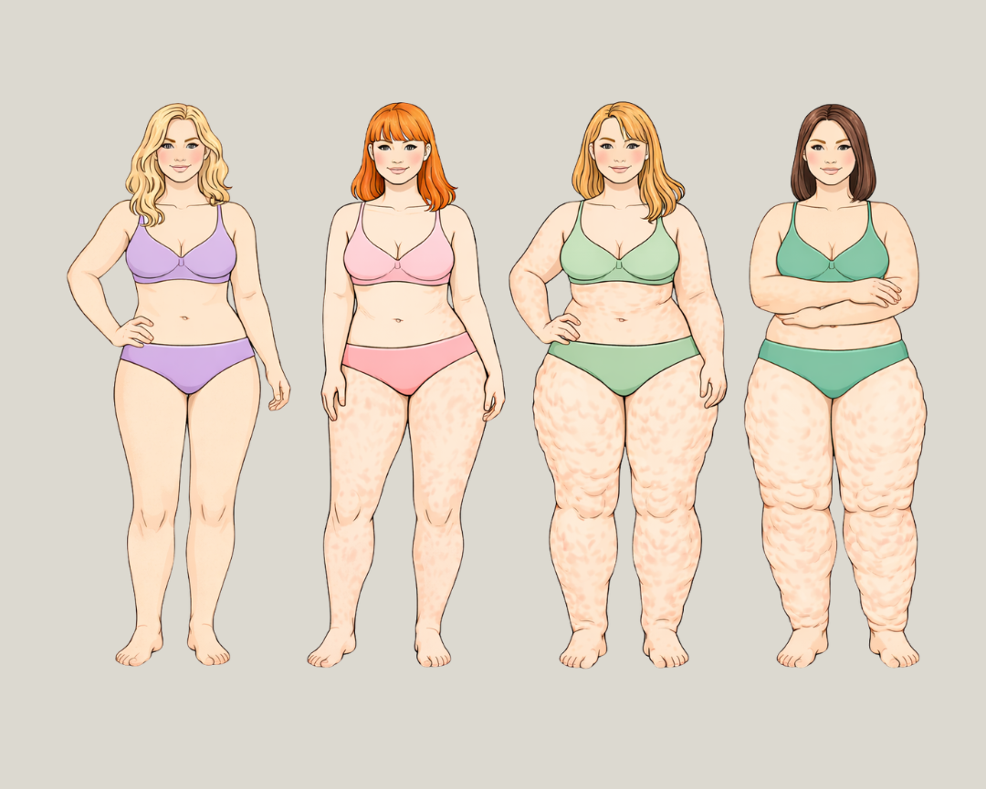 uitleg stadia van lipoedeem