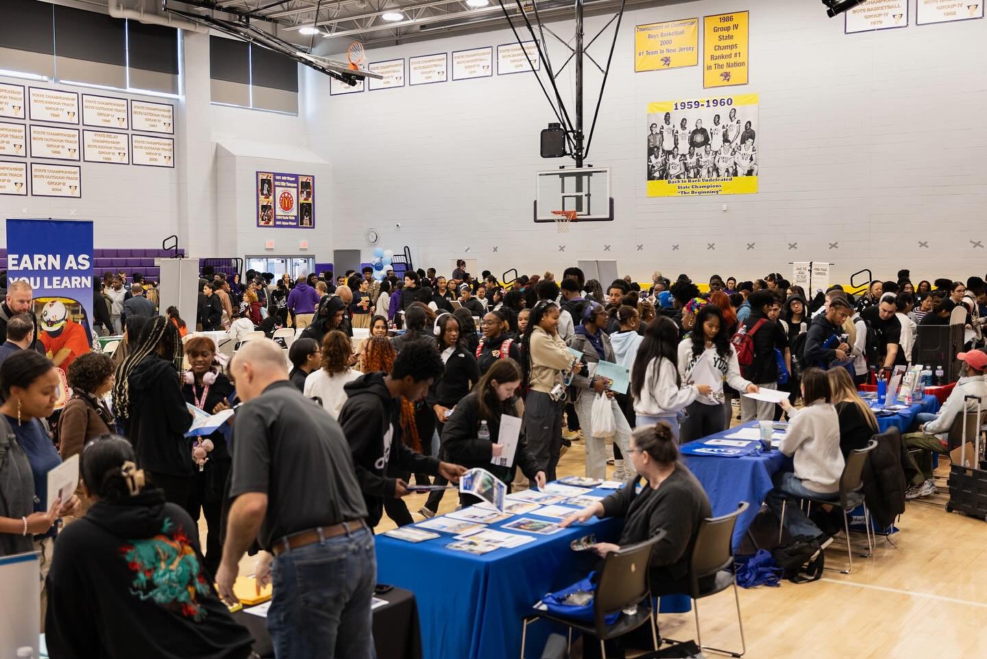 Last week we hosted our inaugural Camden City School District Career Fair! With over 1000+ students attending and 40+ vendors, it was truly incredible to see the community come together and support our students in their career goals.
A very special