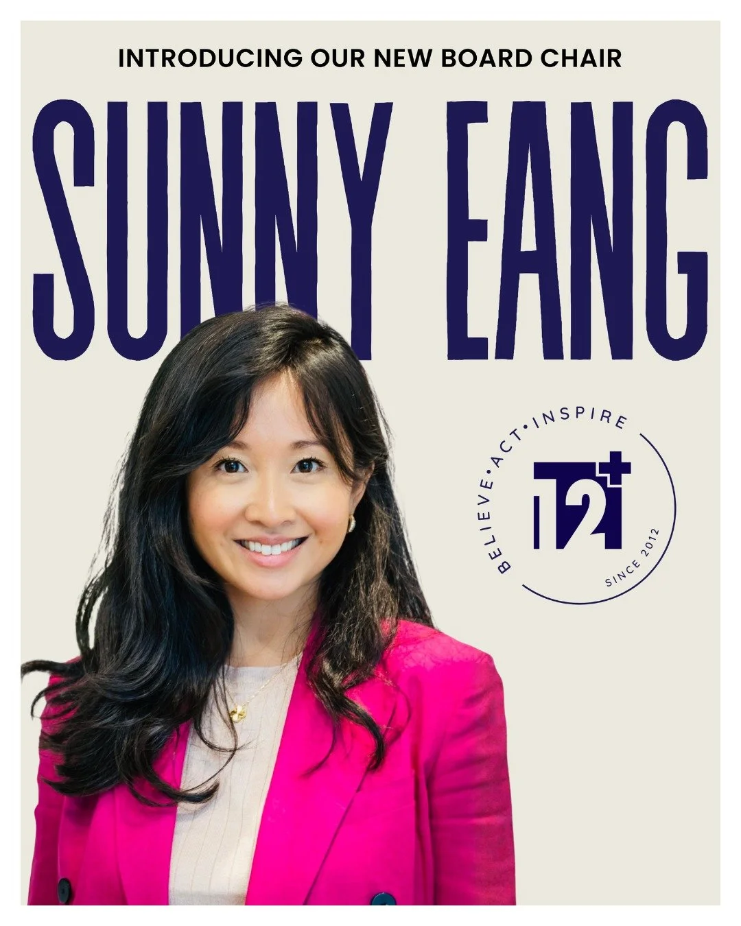 BIG News at 12 Plus! 

We&rsquo;re thrilled to share that Sunnaret &ldquo;Sunny&rdquo; Eang has been appointed as the new Chair of our Board of Directors. Sunny is a graduate of Eastside High School (formerly Woodrow Wilson) in @camdenpublicschools, 