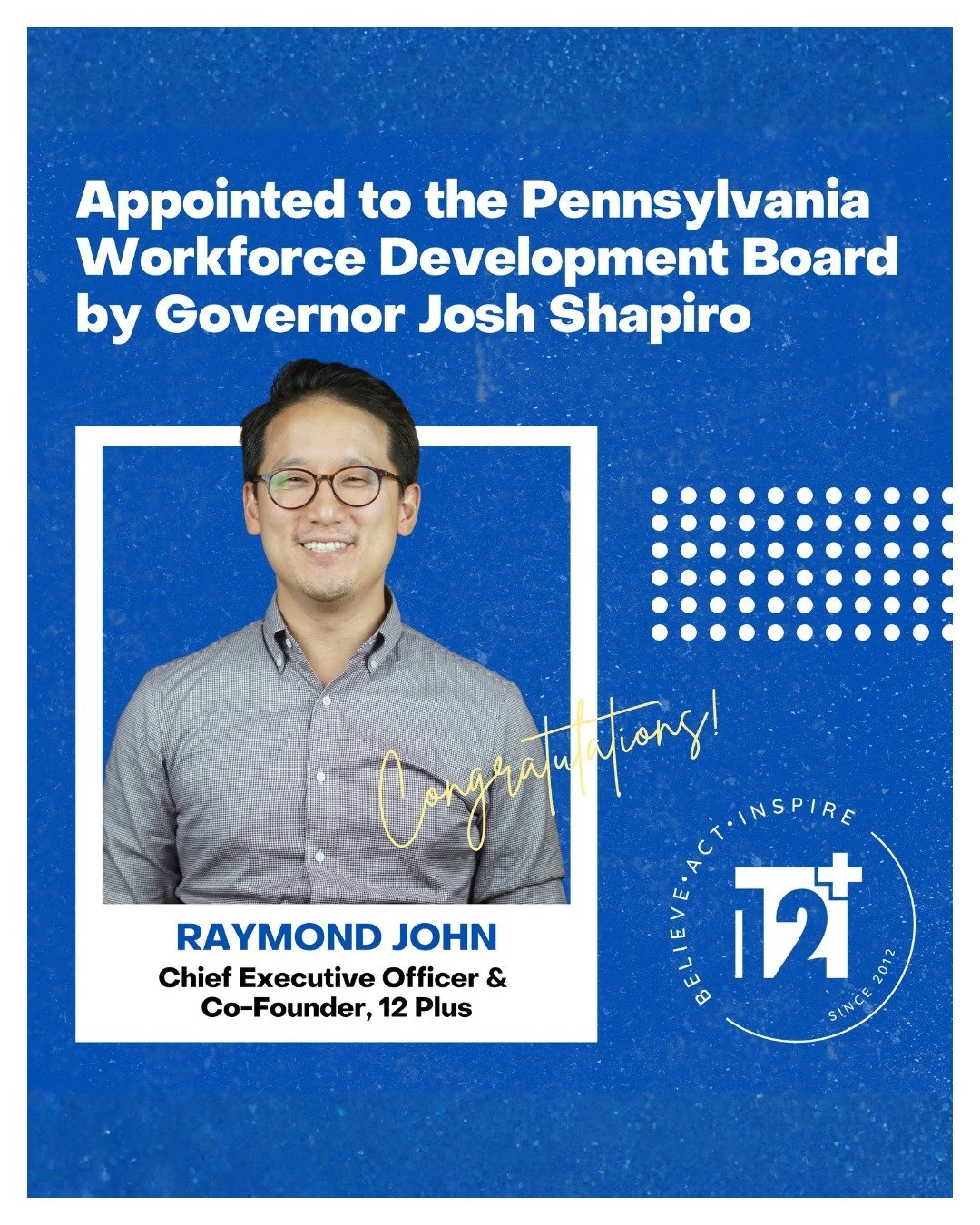 We're excited to announce that @ray.mondjohn has been appointed to the Pennsylvania Workforce Development Board by @governorshapiro!

The PA Workforce Development Board advises the governor on how to align education, training, and economic opportunit