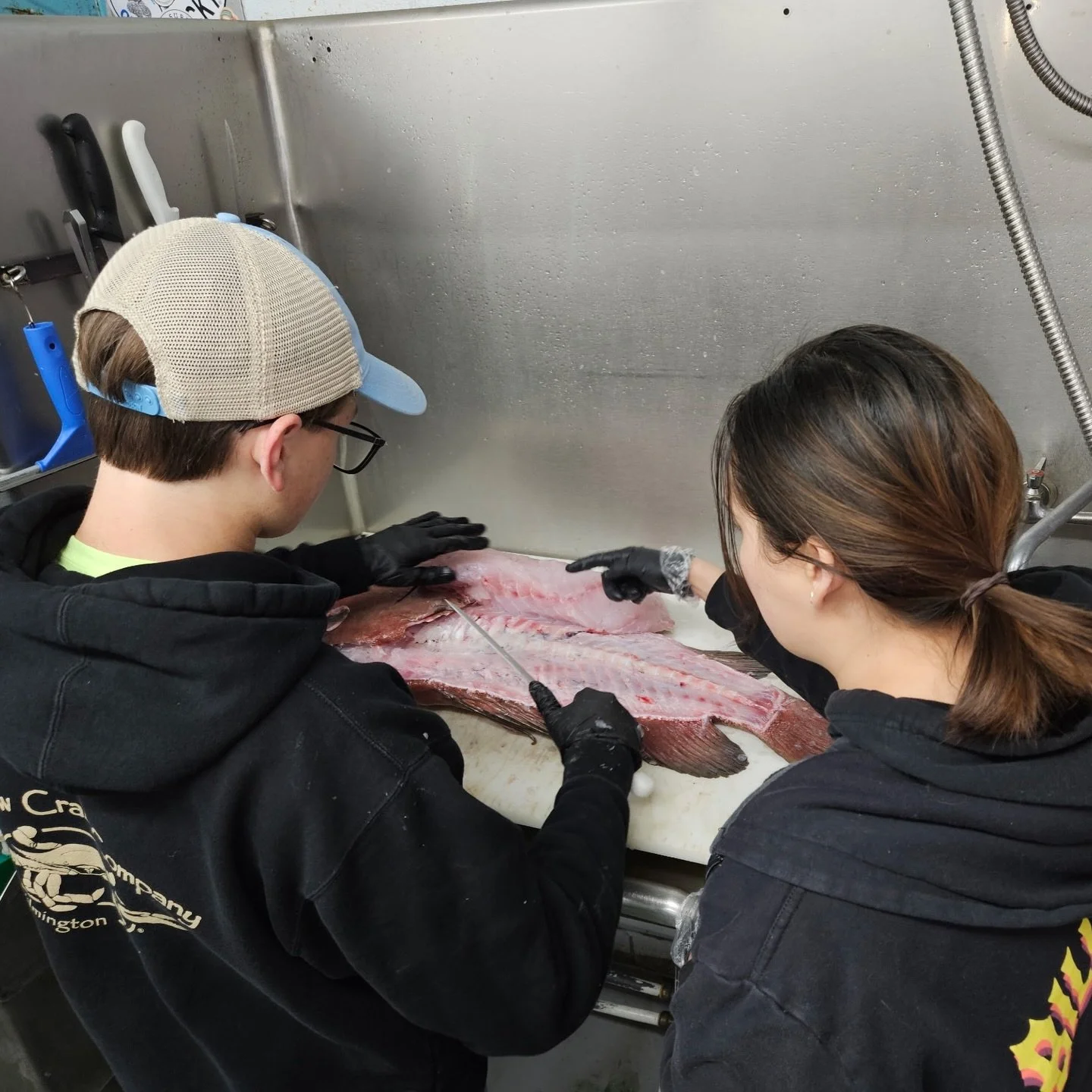 Teaching the next generation of Seaview fishmongers!! Knife skills, how to break down fresh fish, treating customers like family, and how a smile can go a long way! 

First Friday of Lent is here. Fresh seafood, family recipes, and gathering around t