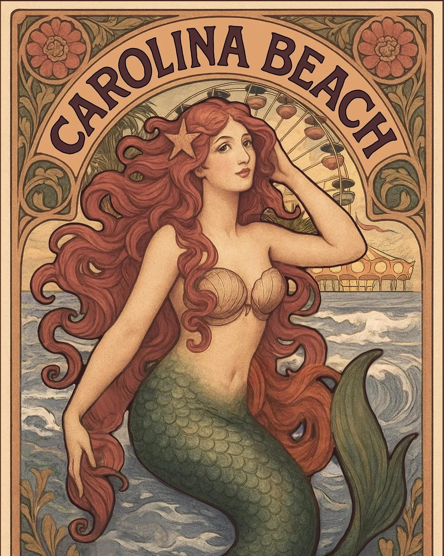 Ever since making  Carolina Beach our primary home, it has become a constant source of artistic inspiration #carolinabeqch #cosstalNC #art
