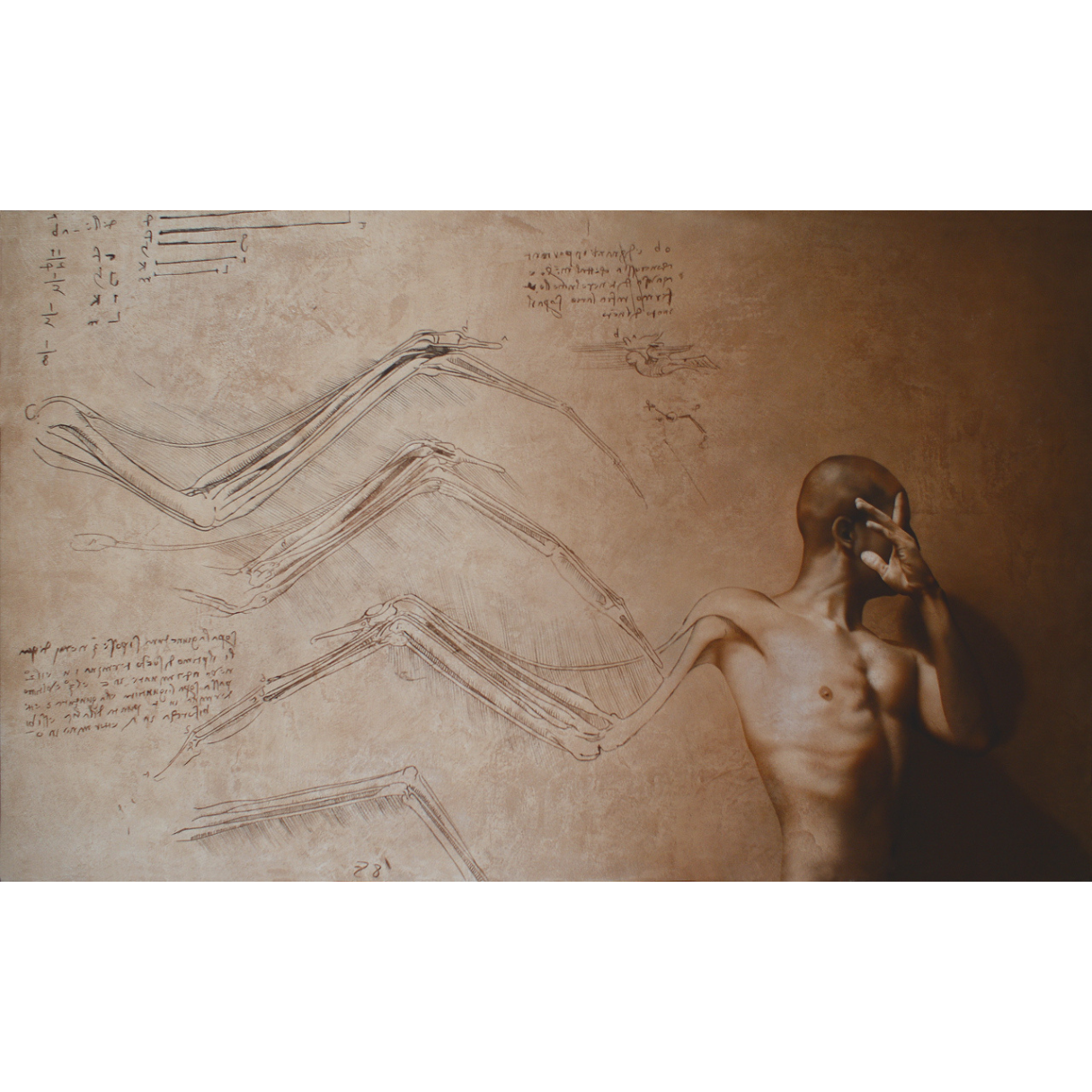 "Deseo II", 2006, mixta sobre madera.