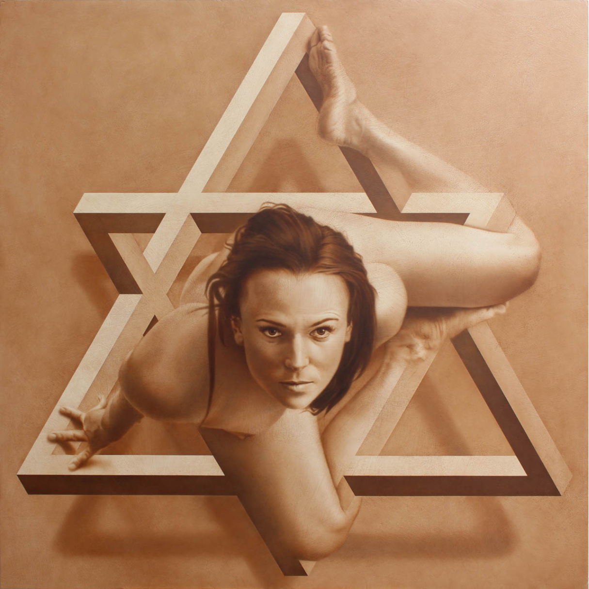 "Meletea", 2015, acrílico sobre madera.