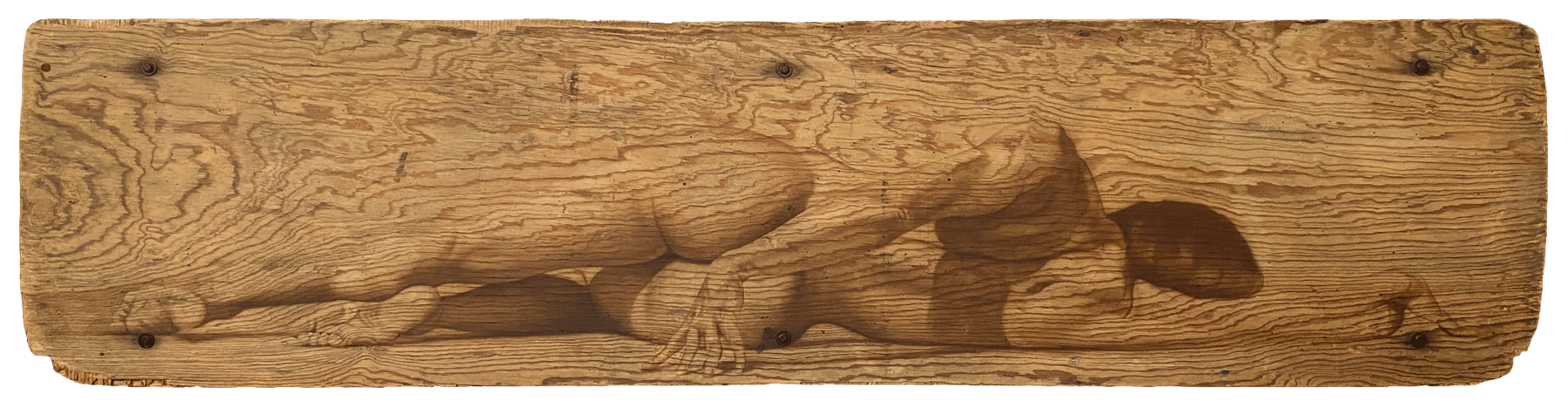 "Veta", 2022, acrílico sobre madera.