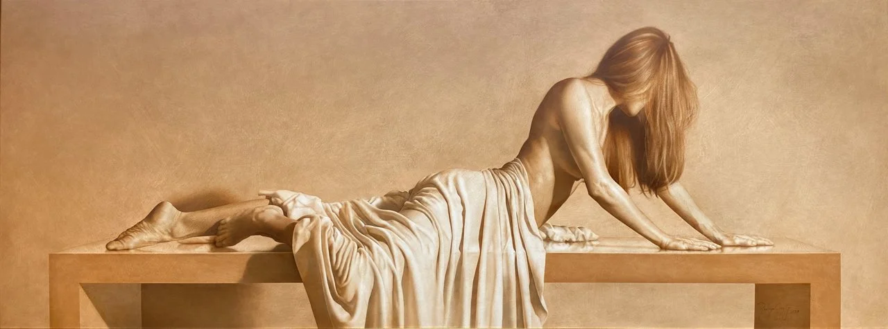 "Revelación", 2023, acrílico sobre madera.