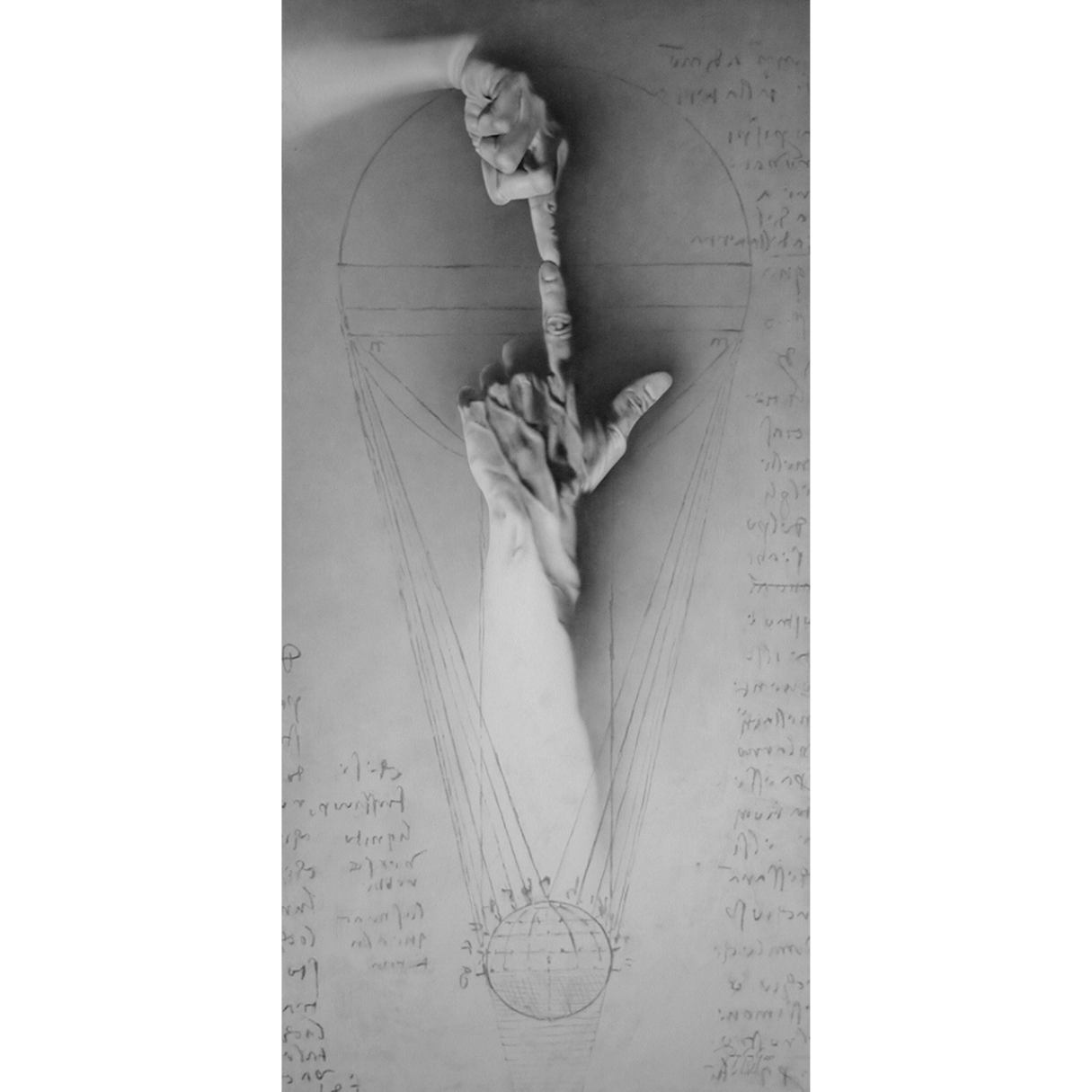 "Contrapunto", 2010, acrílico sobre madera.