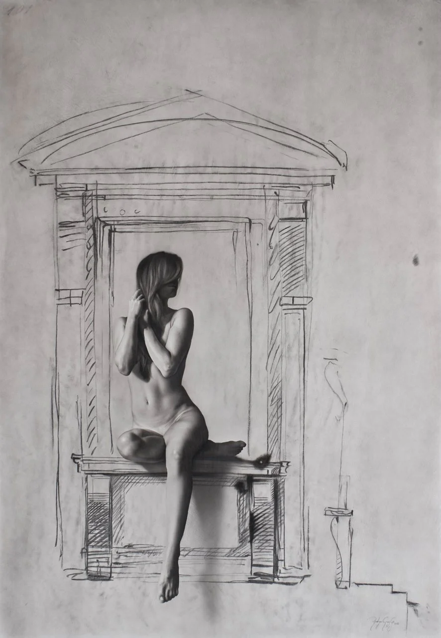 "Proiectus Vitae", 2013, mixta sobre madera.