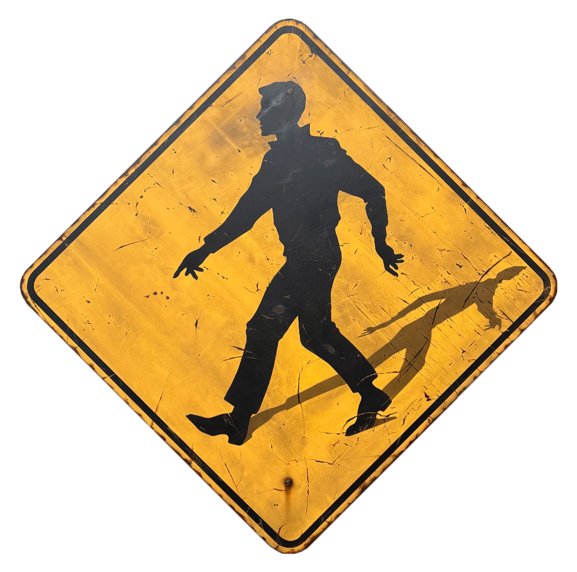 "Disonancia Cognitiva", 2024, acrílico sobre madera.