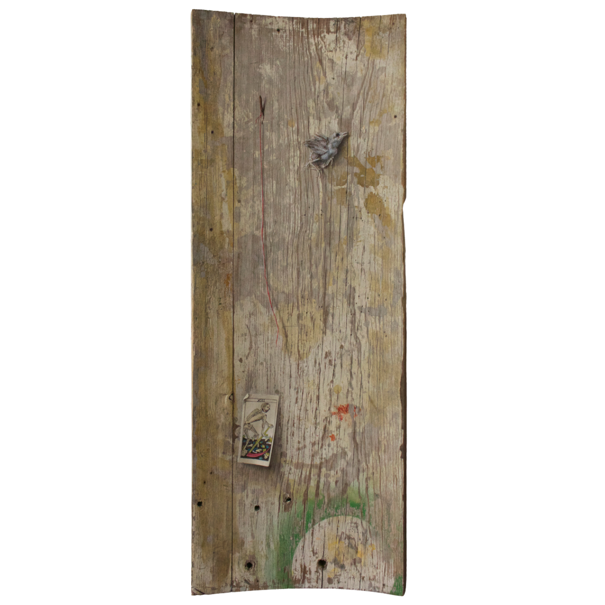 "Memento Mori", 2016, acrílico sobre madera.