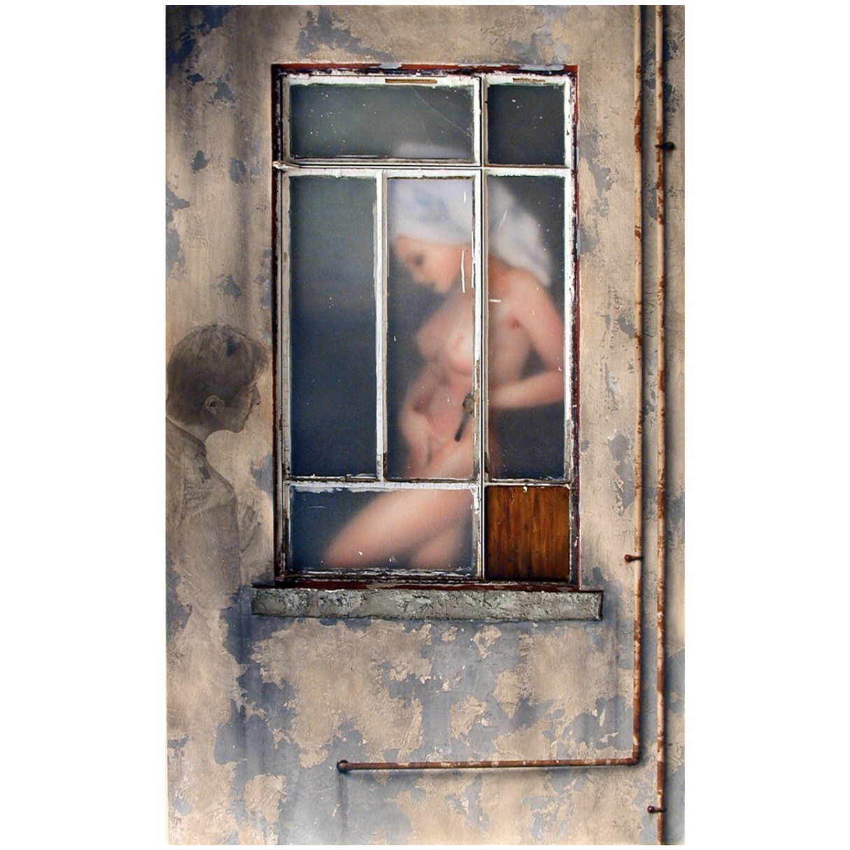 "Fisgón", 2002, mixta sobre madera.