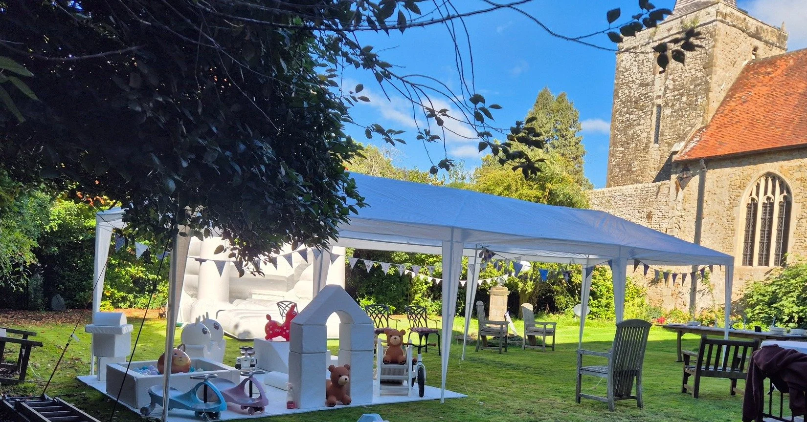 Instagram
💒 Saying &ldquo;I do&rdquo;? Don&rsquo;t forget the kids! 🎉
Our soft play &amp; bouncy castle hire makes weddings and christenings stress-free for parents while little guests have fun. 💕

✨ Magical setups tailored to your event ✨
📍 Cove