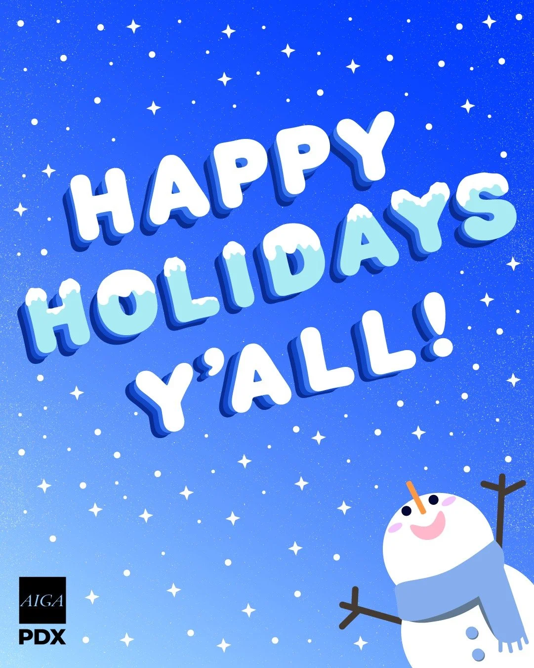 🎊 From all of us at AIGA Portland, we hope everyone is having a safe and happy holiday and celebrating the new year in style! 🪩

Best wishes for a great 2026! 🍾 

🎨 Design Credit: @mikkihwangdesign on Instagram