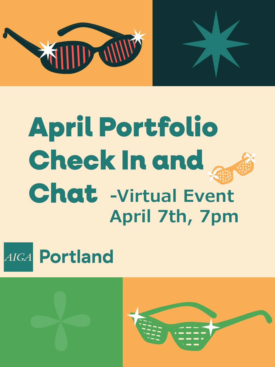 Join us on Tuesday, April 7th at 7:00 PM PST for Womxn Lead: Portfolio Check-In + Chat &mdash; a virtual hang for women and non-binary creatives in Portland! 💻💬

Share your work, celebrate your progress, and connect with other creatives in a suppor