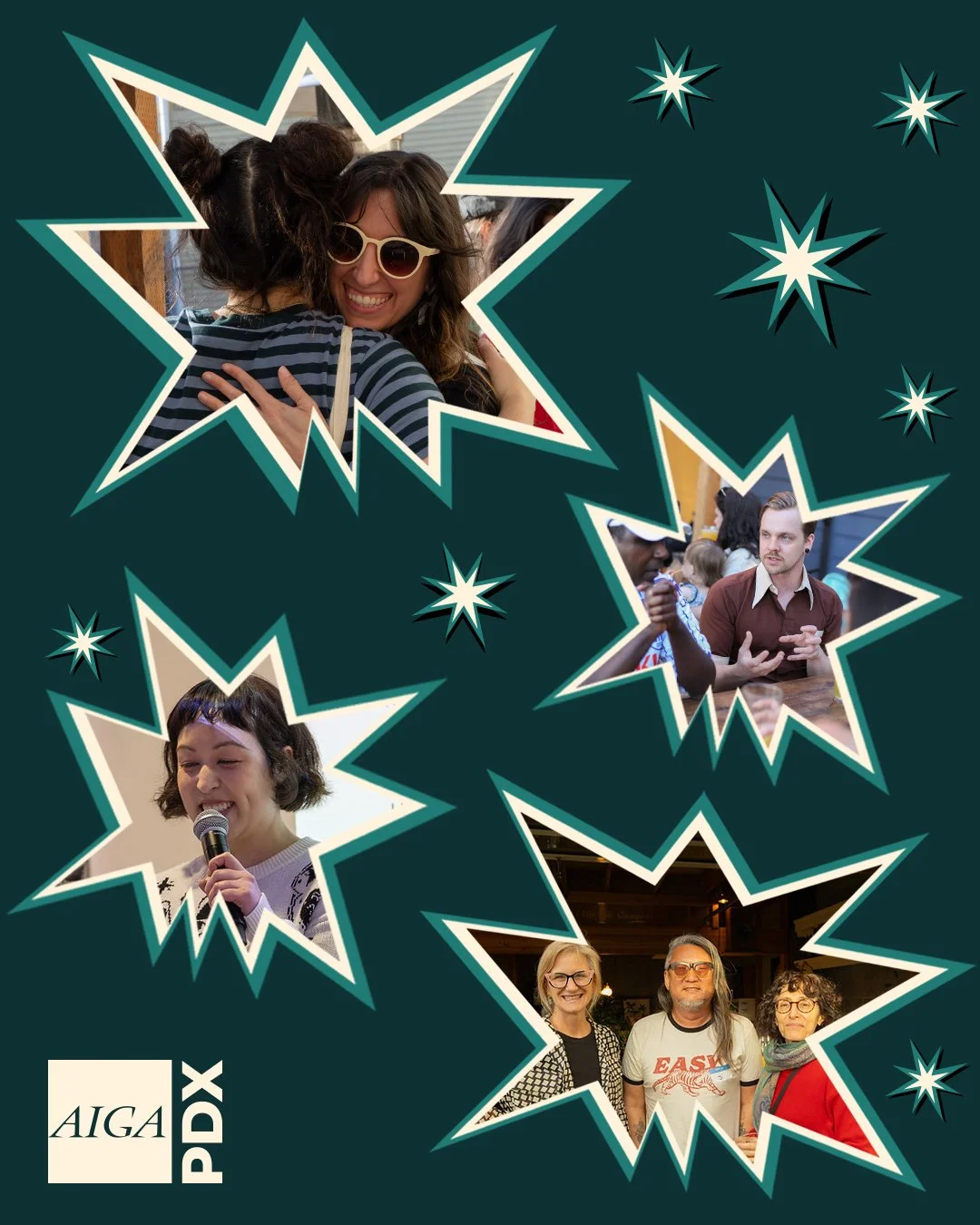 🌟 AIGA Portland (@aigaportland) is full of stars, glowing brighter when we are together! Join us at our next event and spend some time with the community networking and sharing your shine. ✨

We have some great events coming up including our monthly