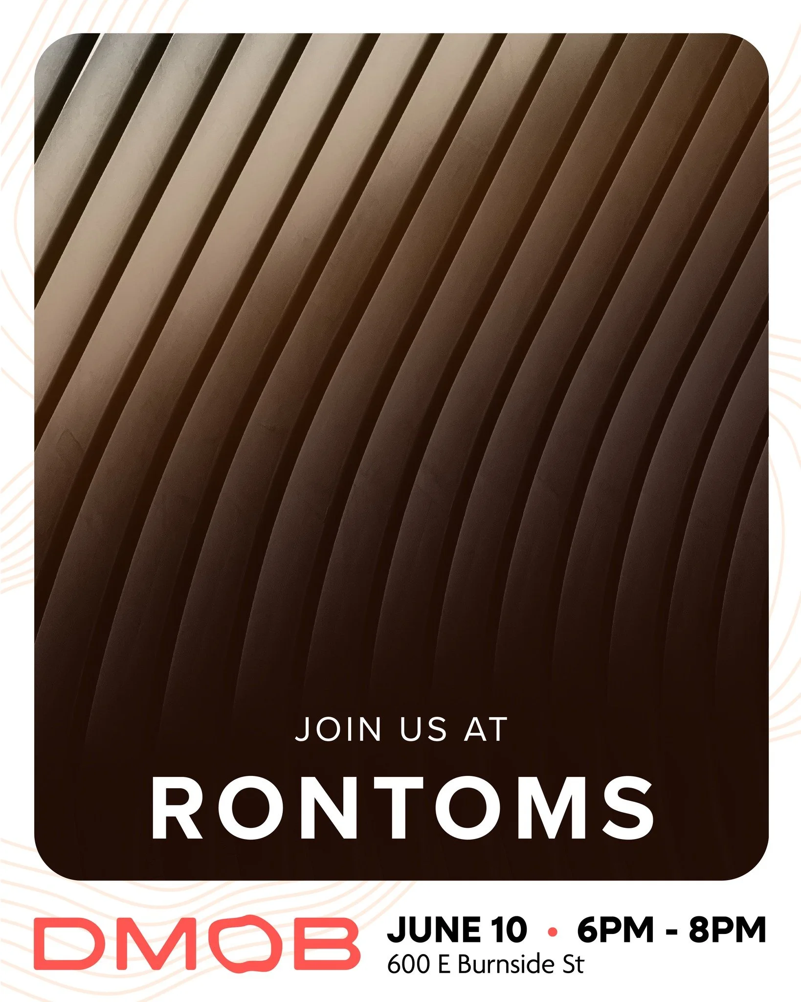 🥃 Cocktails and conversations? Outside? In a beautiful patio space? Sounds like a great time to hang with AIGA Portland! (@aigaportland)

☀️ Meet us at Rontoms (@rontoms_pdx) on Wednesday, June 10, from 6 to 8 pm on the Central Eastside for drinks, 