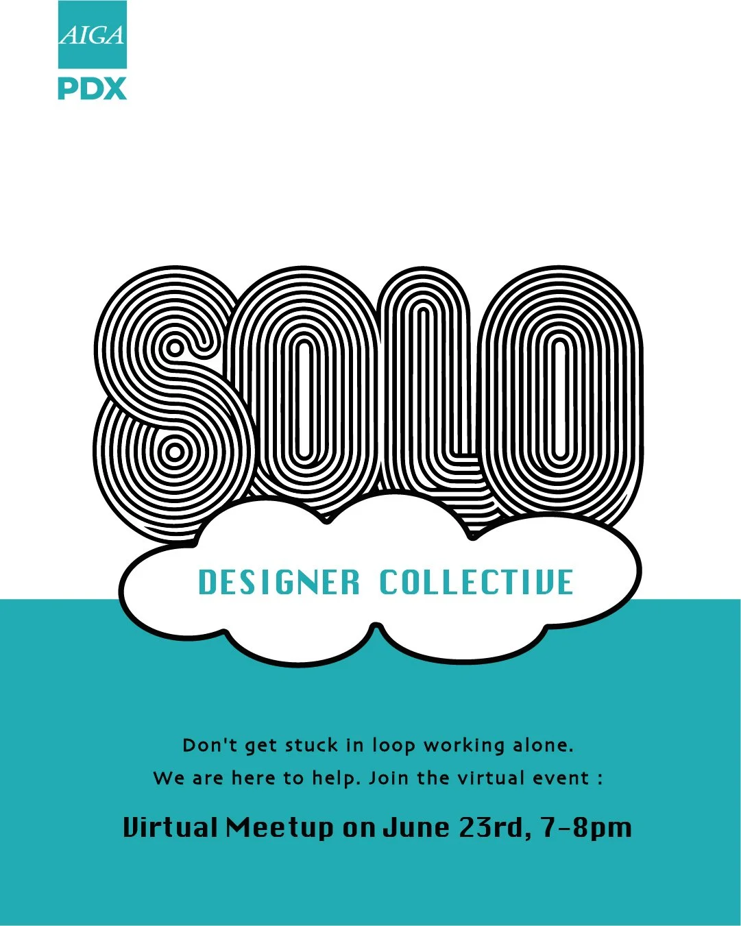 The AIGA Portland Womxn Lead Committee is excited to announce the launch of the Solo Designer Collective! Come join our vibrant community virtually on Tuesday, June 23rd from 7:00 PM to 8:00 PM PST to chat about design challenges, swap creative ideas