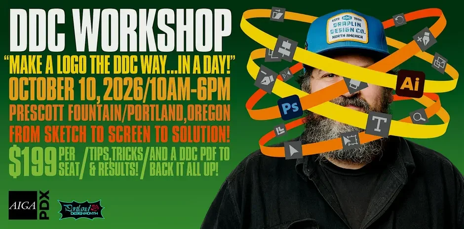 DDC WORKSHOP - “Design A Logo the DDC Way...in a Day” with Aaron Draplin