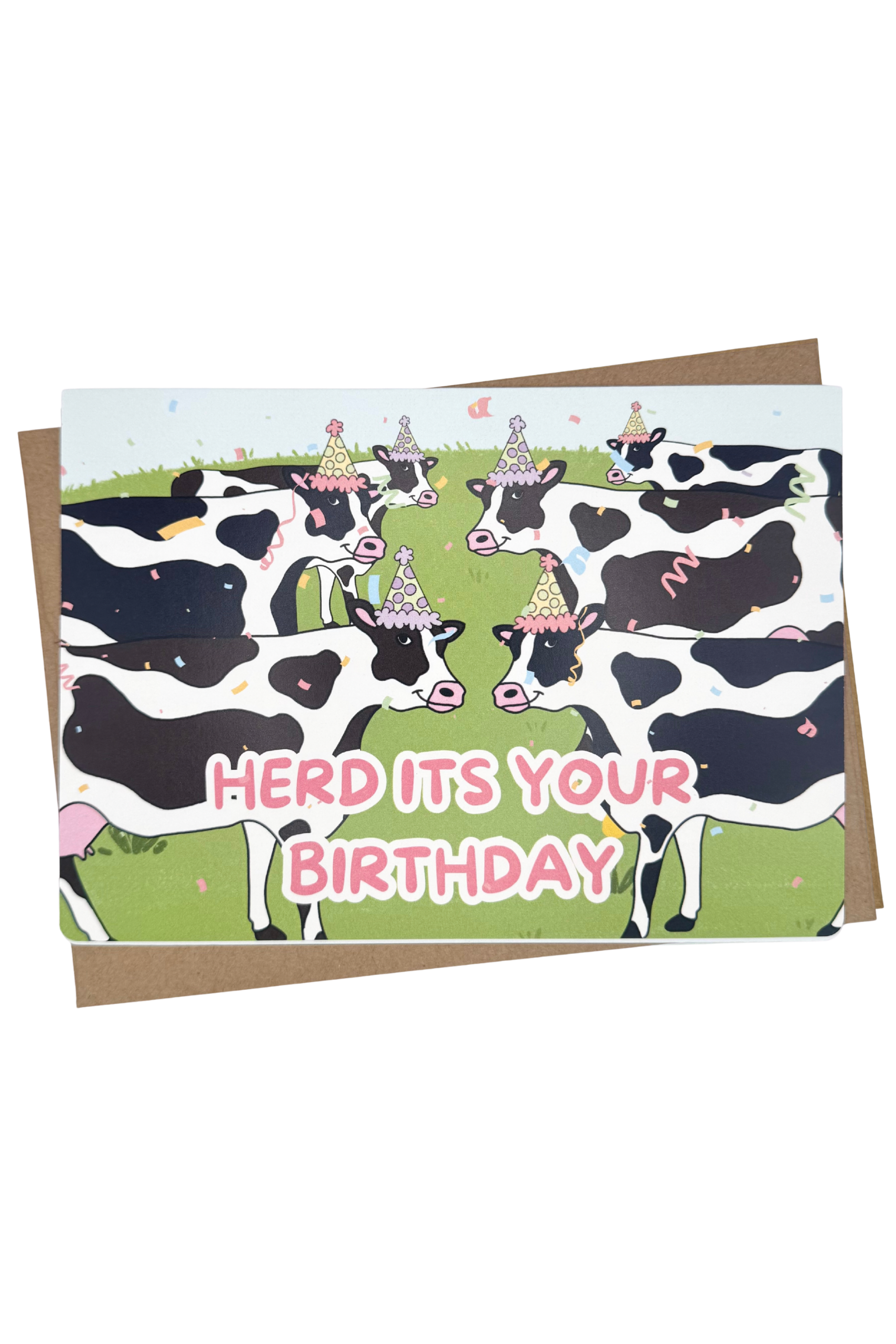 Herd It’s Your Birthday Greeting Card