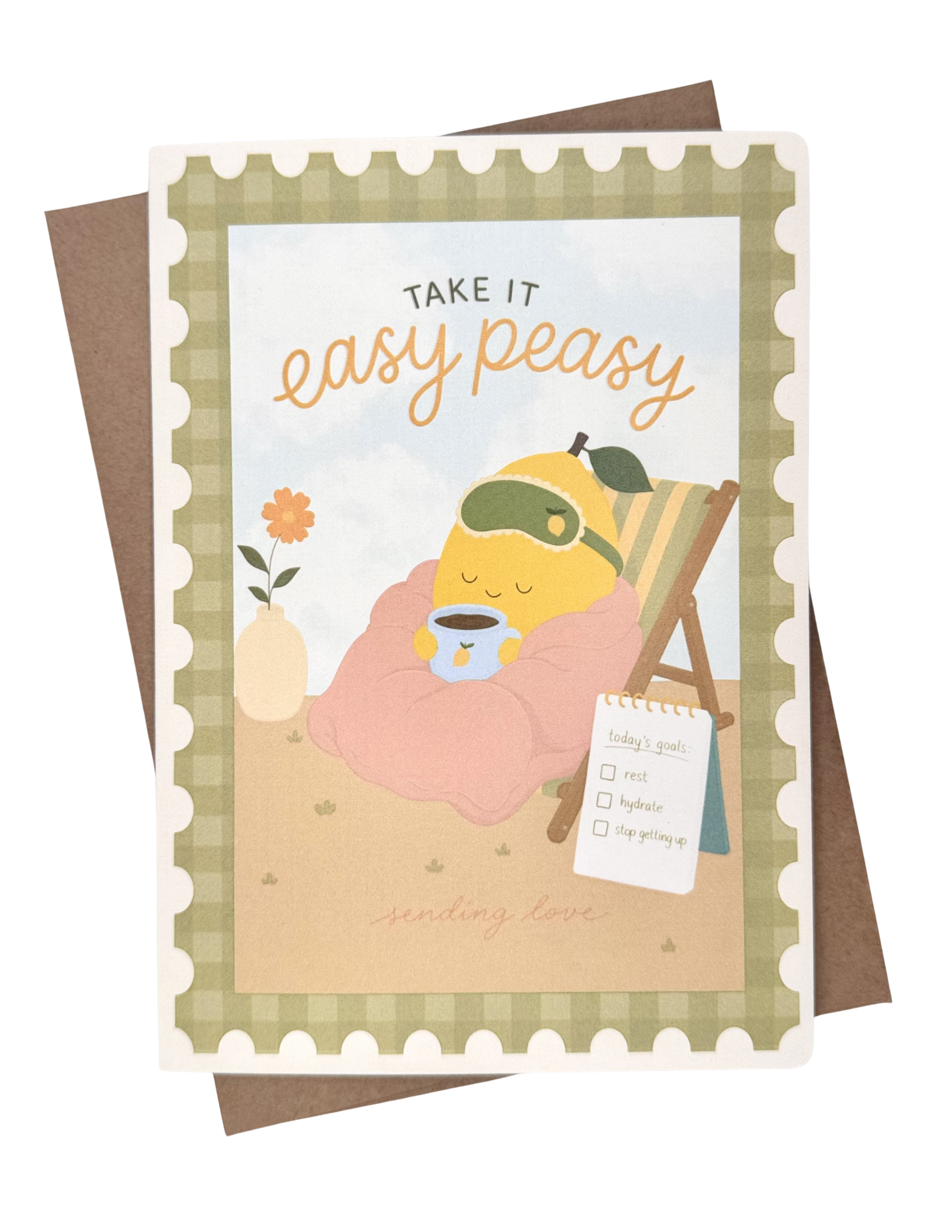 Easy Peasy Greeting Card