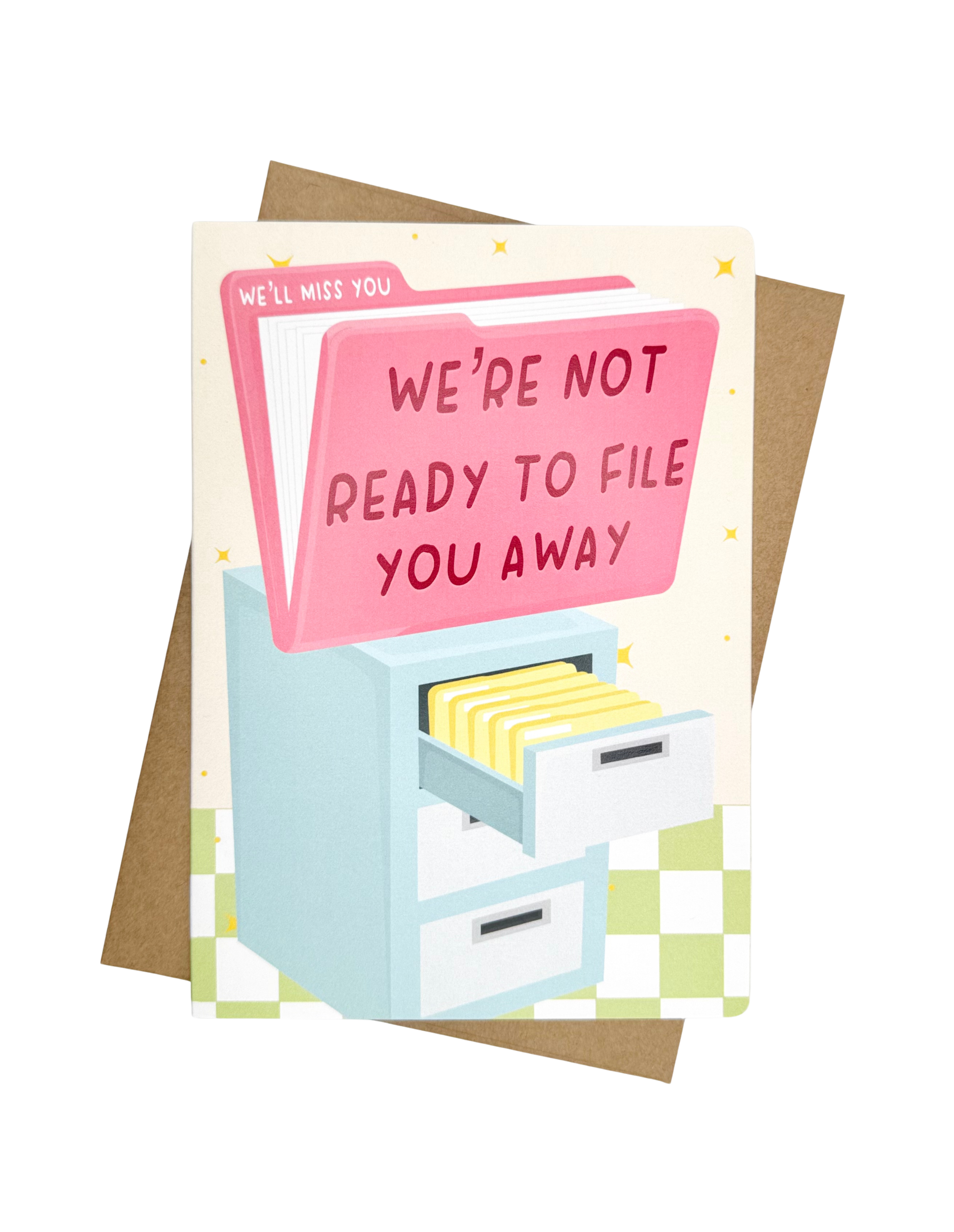 File You Away Greeting Card