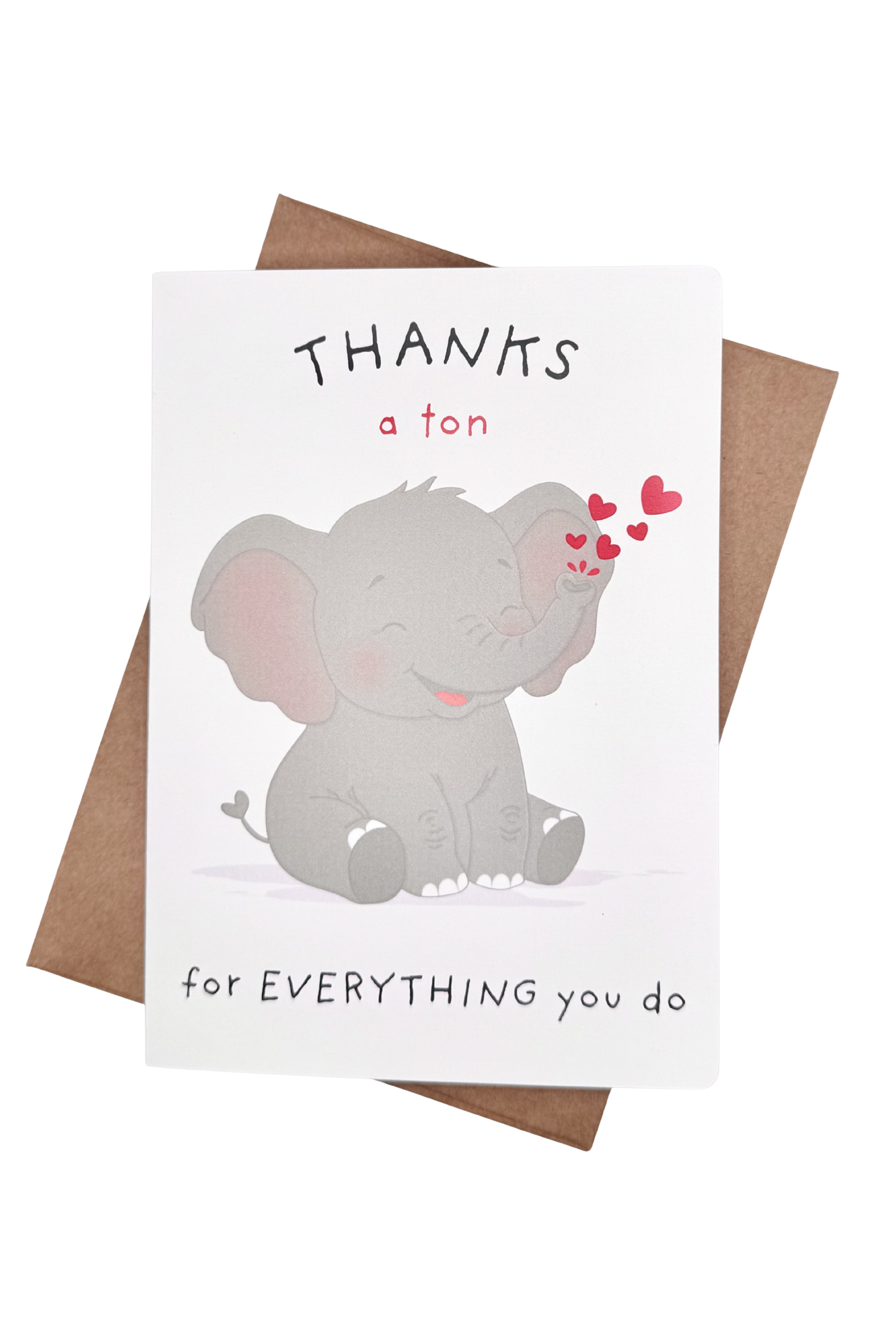 A Ton Greeting Card