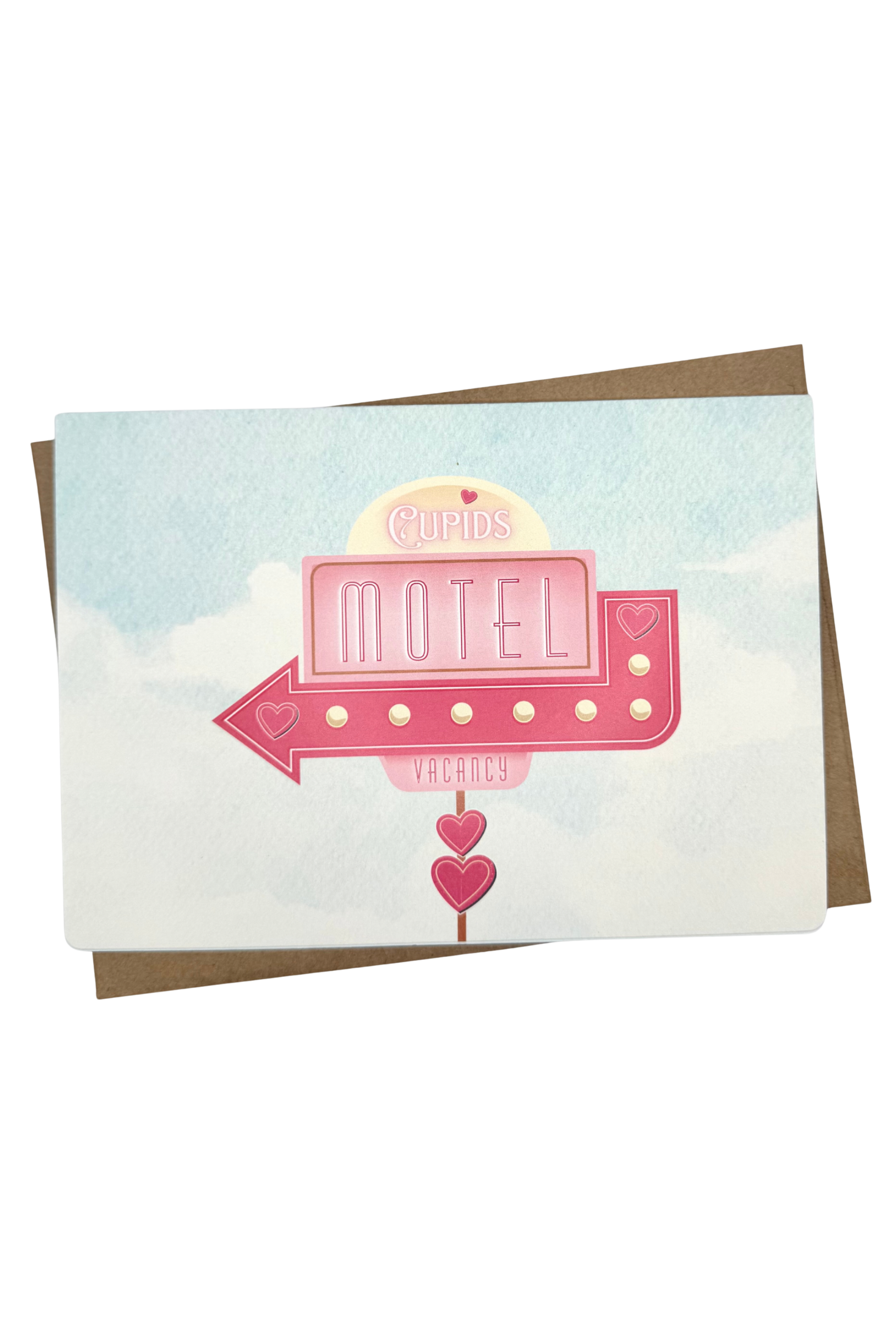 Cupids Motel Greeting Card