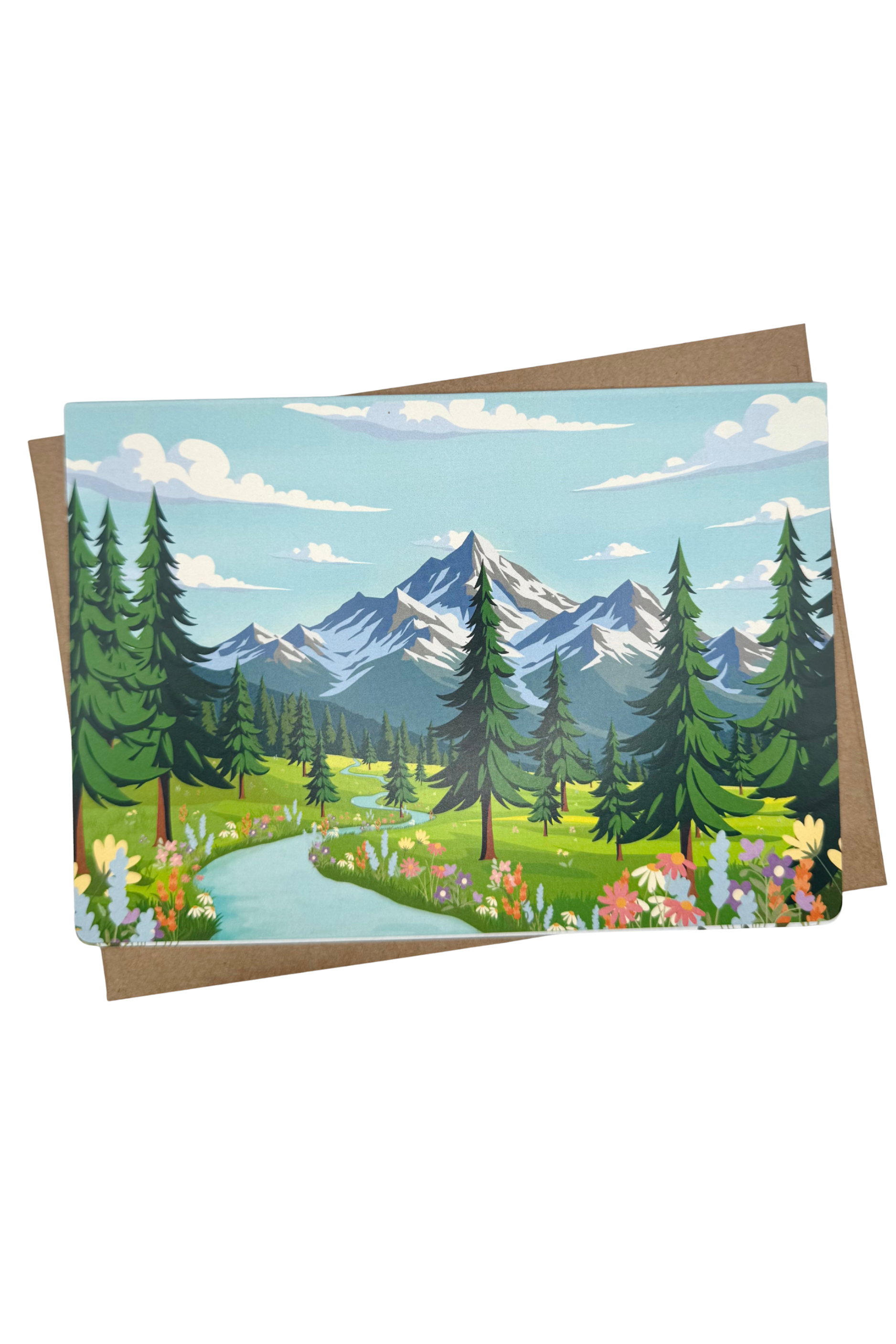 Karey's Mountain Greeting Card