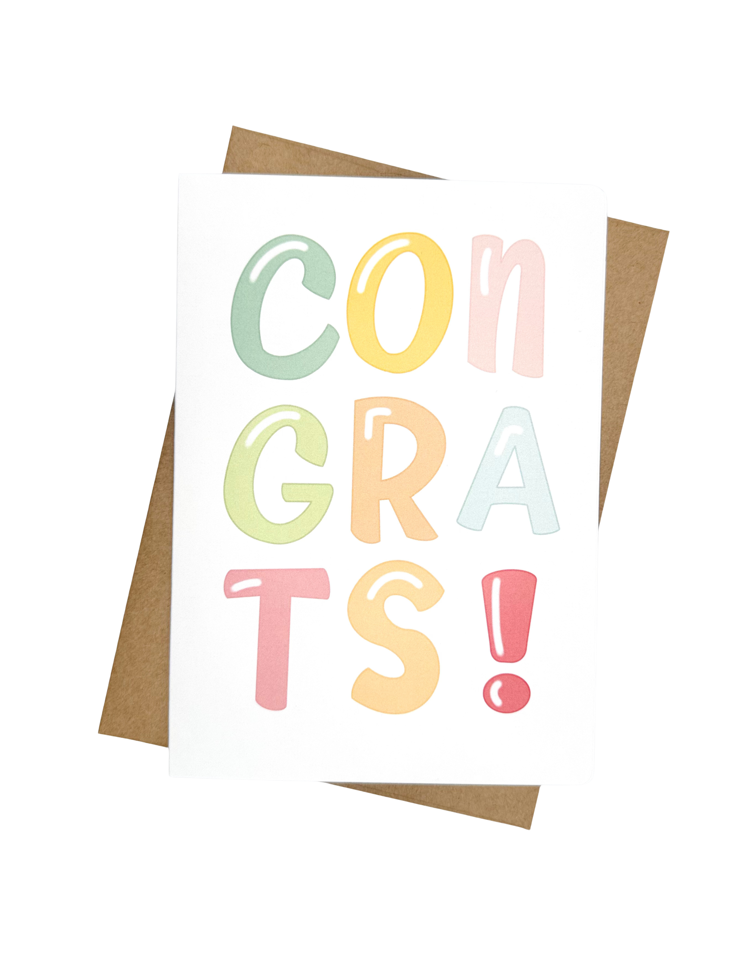 Congrats! Greeting Card