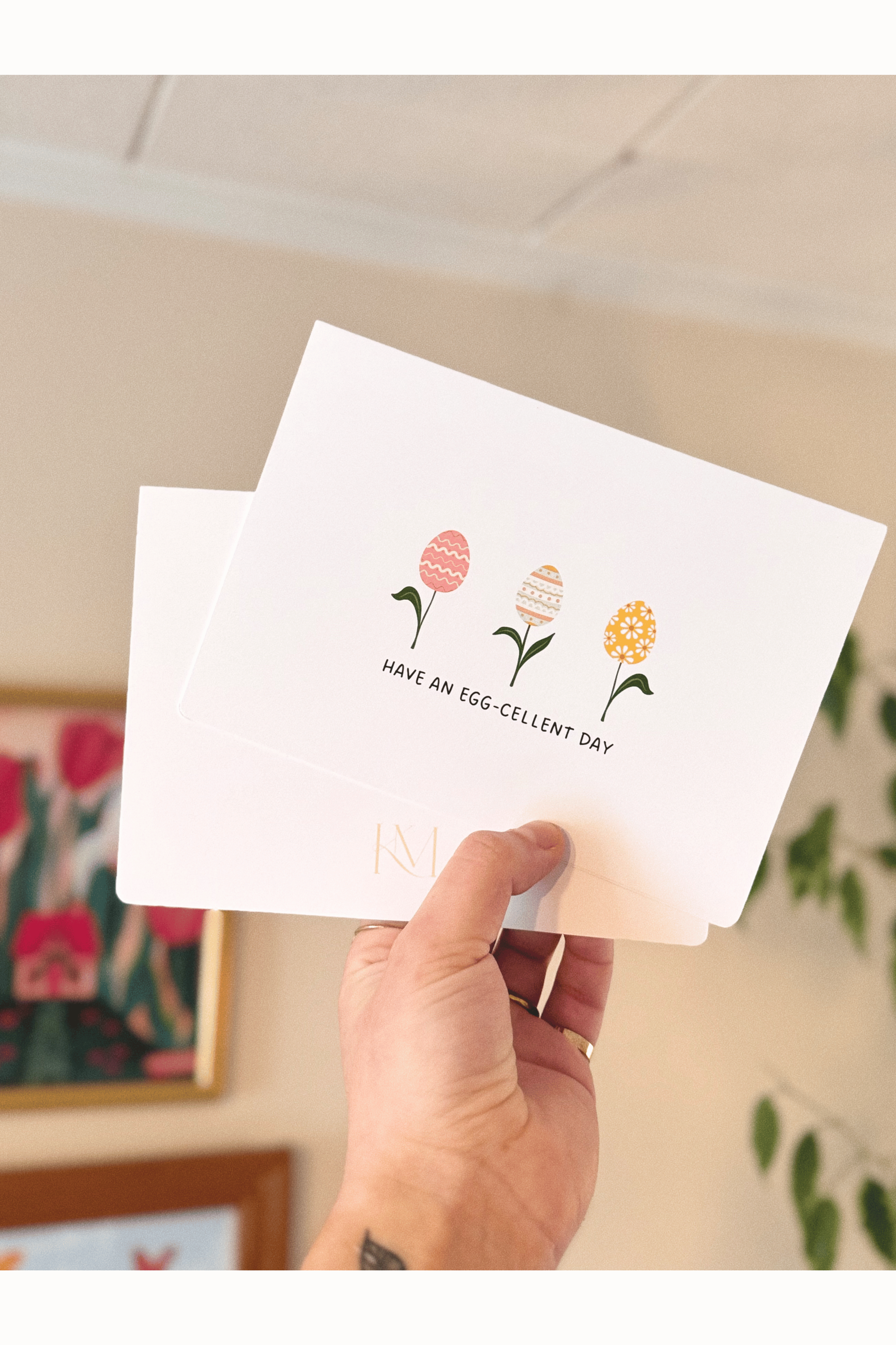 Egg-cellent Greeting Card