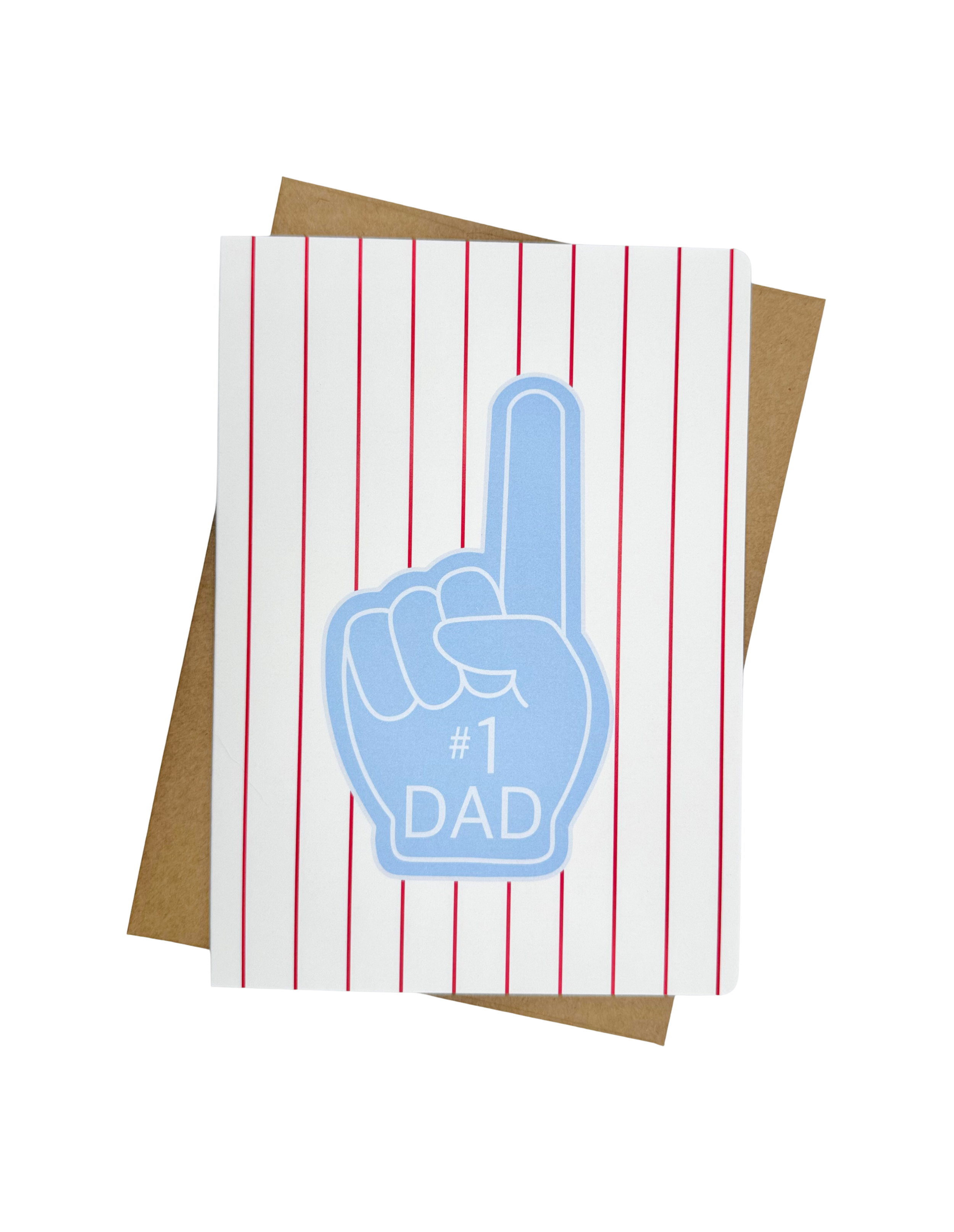 #1 Dad Greeting Card
