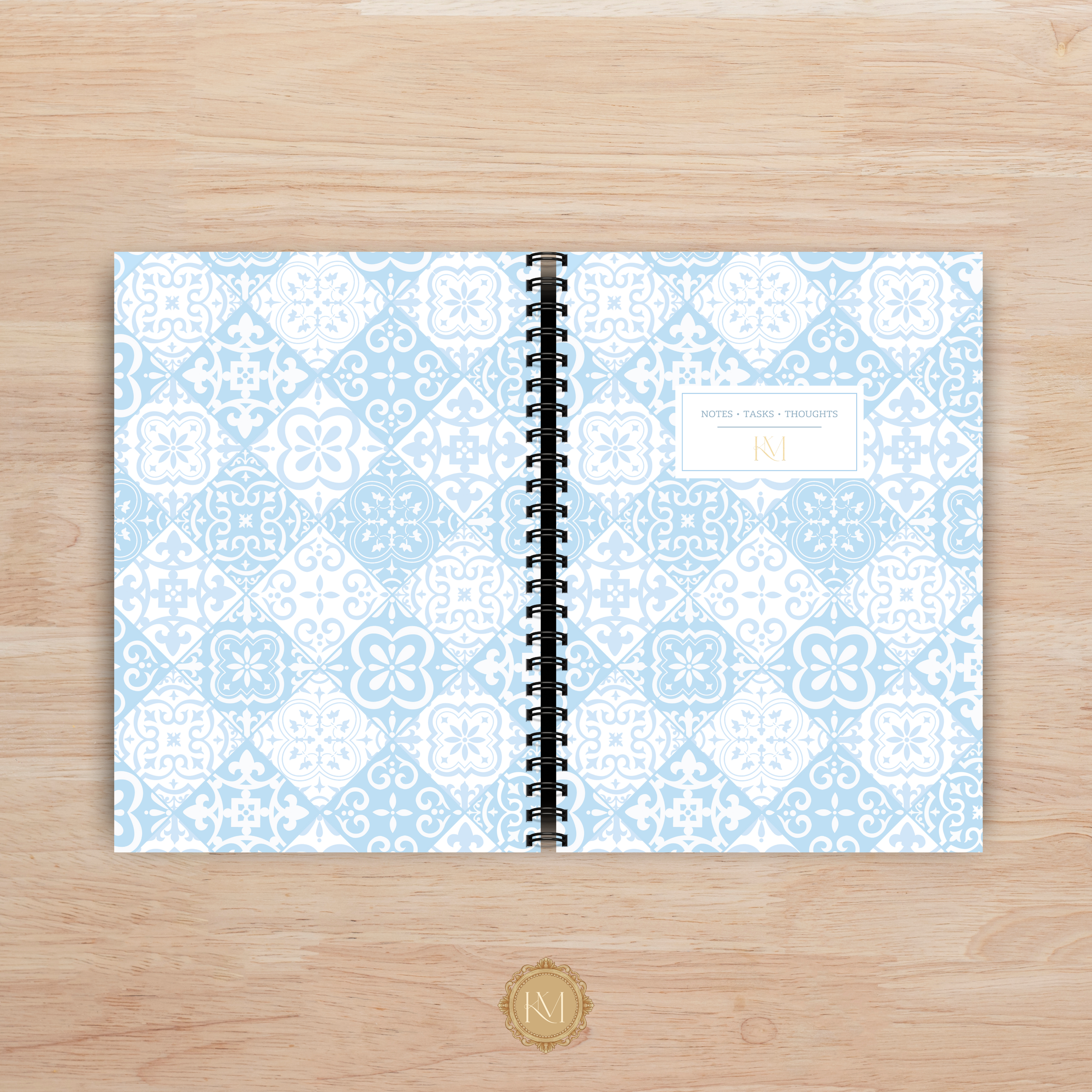 Blue Tile Notebook