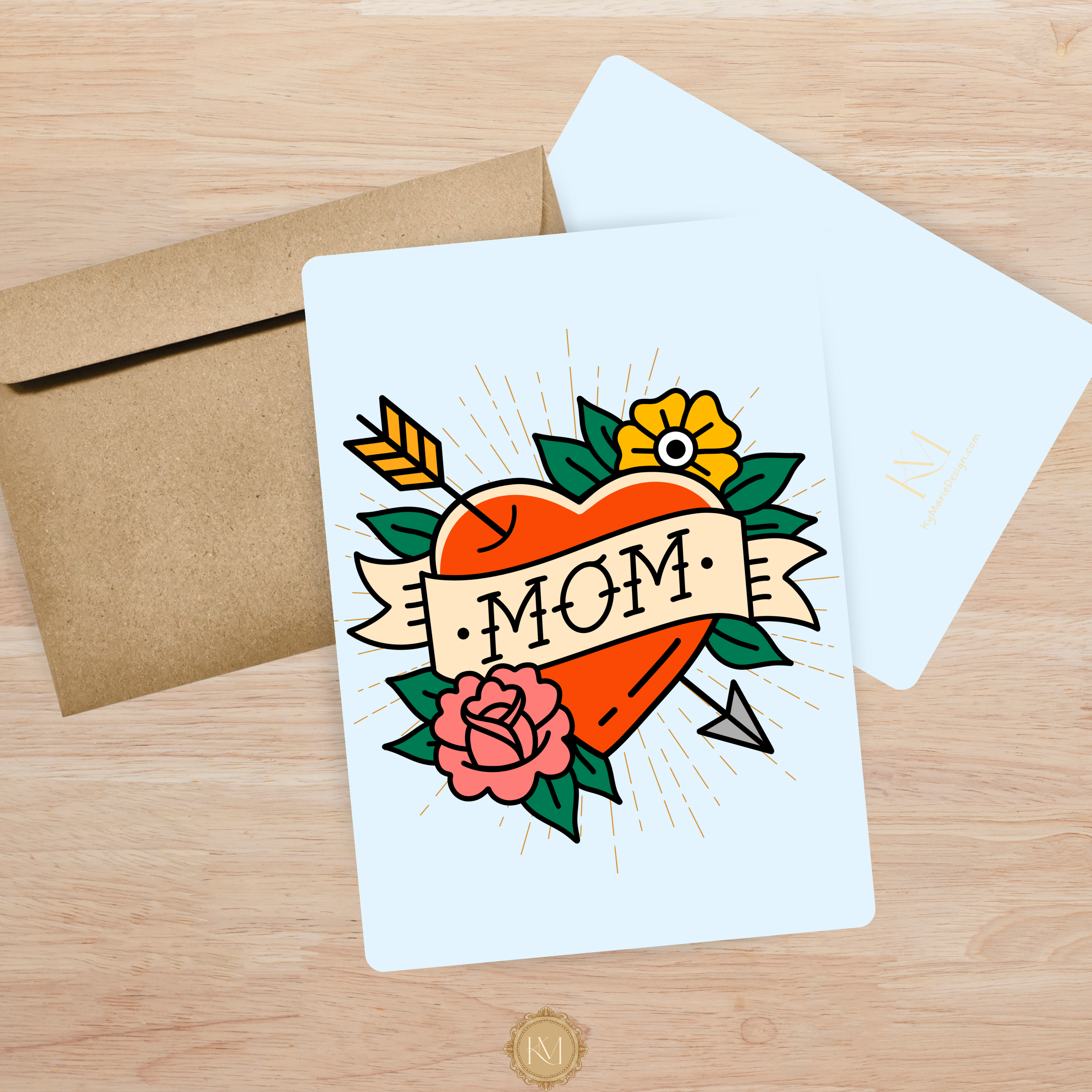 Old School Greeting Card