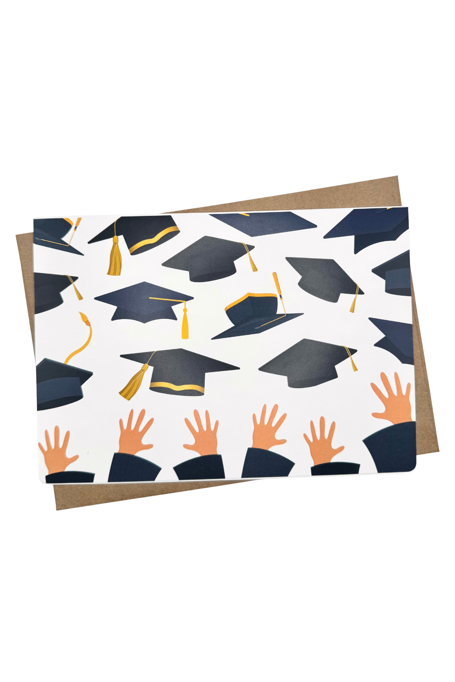 Grad Caps Greeting Card
