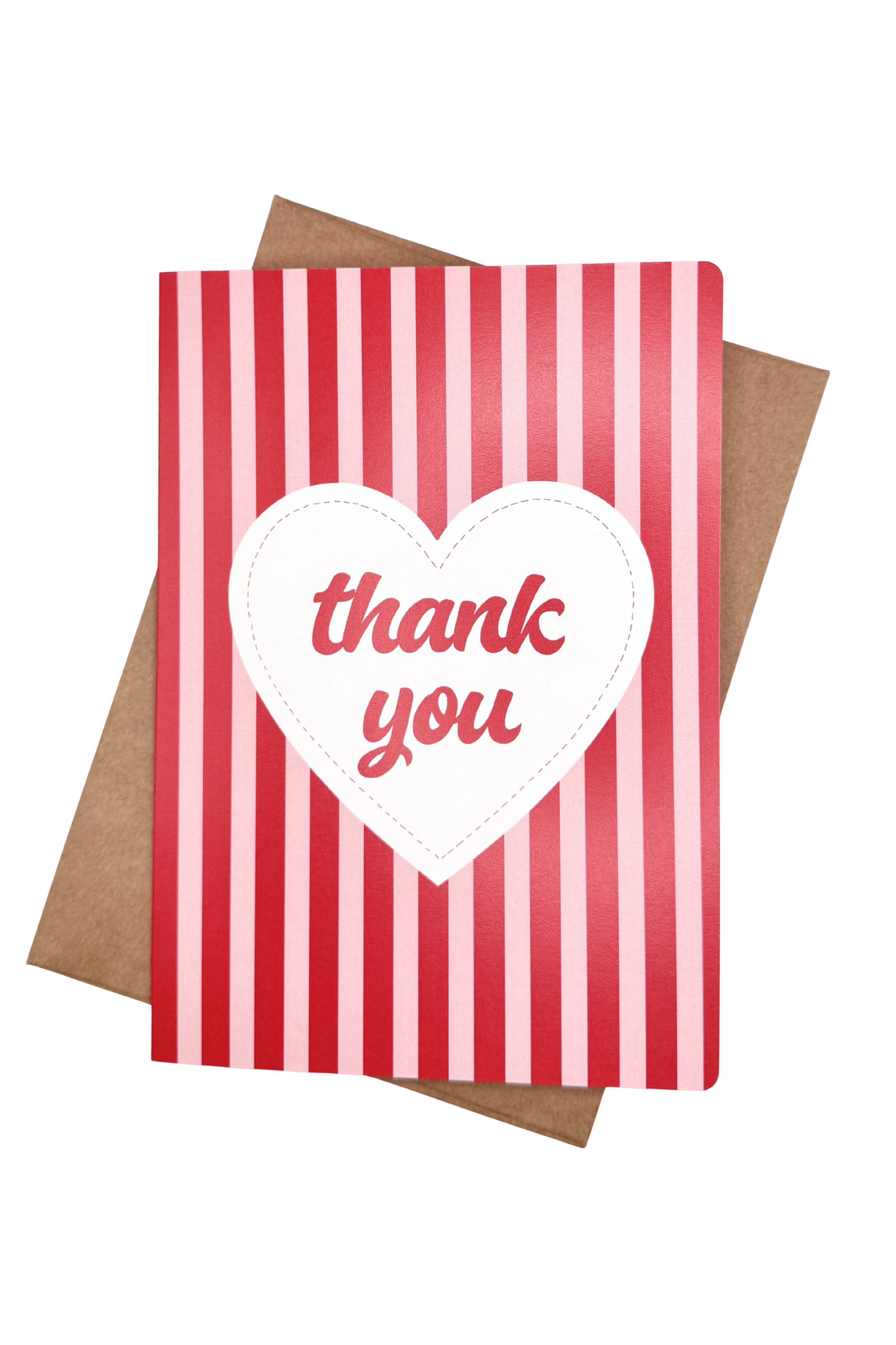 Blush Thank You Greeting Card