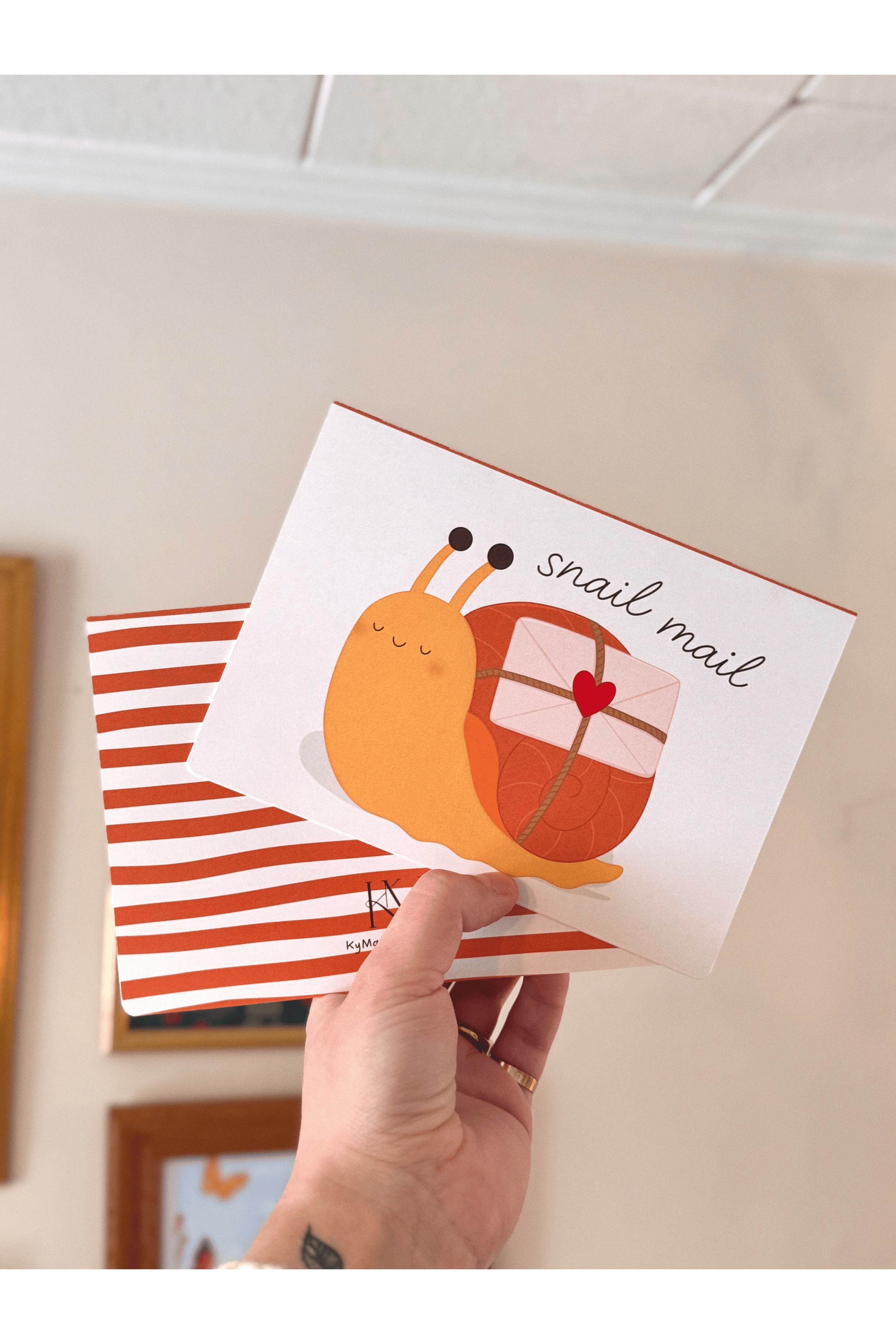 Snail Mail Greeting Card