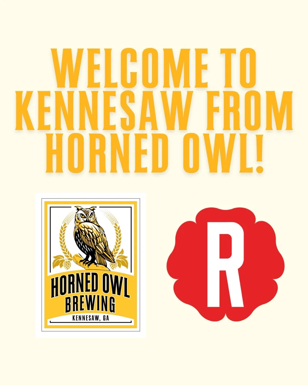 To our incredible community and fellow craft beer enthusiasts,

The team at Horned Owl Brewing wants to extend our warmest and most sincere congratulations to our friends at Reformation Brewery as they prepare to start construction for their new loca