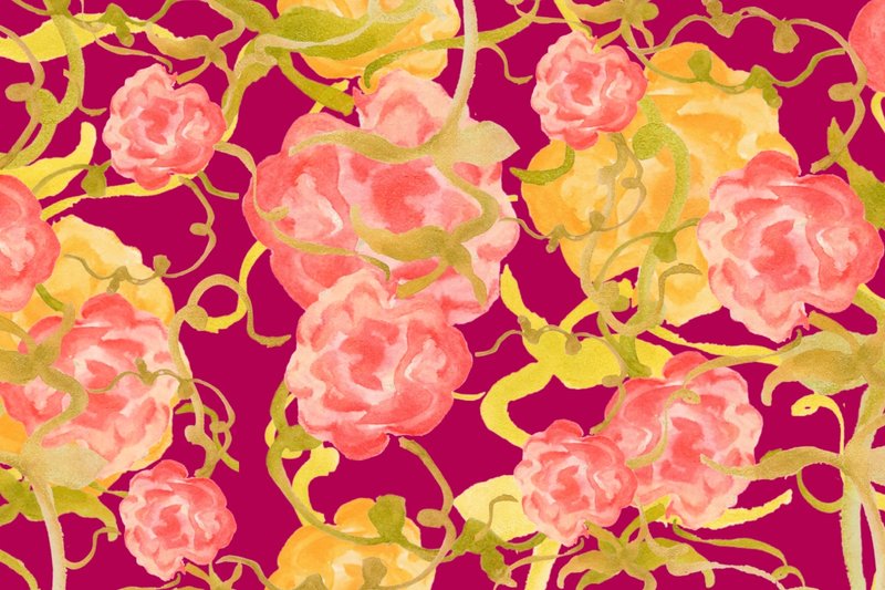Retro Peonies in Negroni