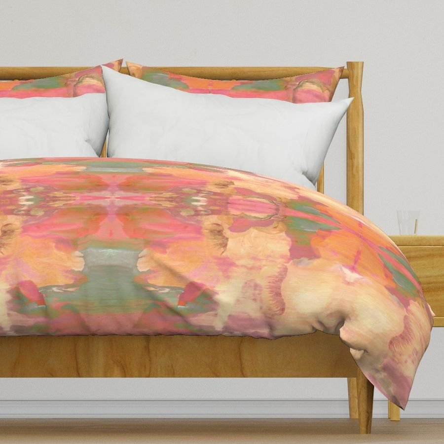 Summer Rain in Lilac bedding