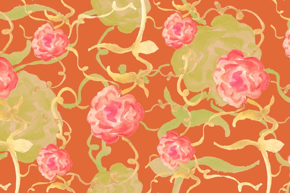 Retro Peonies in Screwdriver