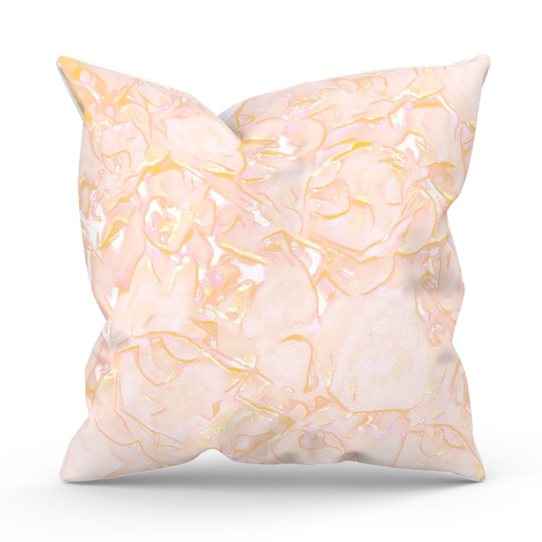 Fleur Douces in Shrimp pillow