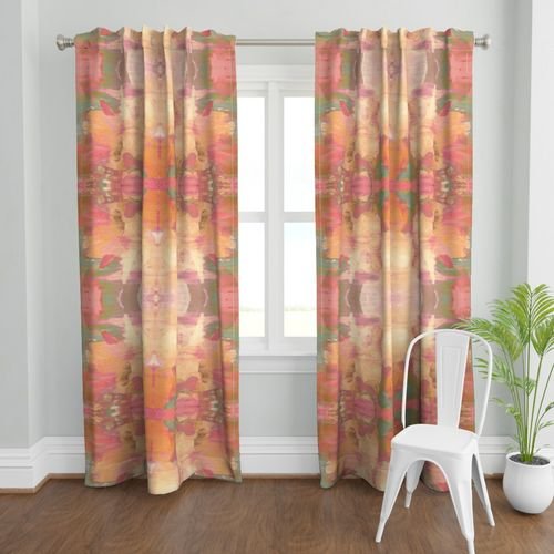 Summer Rain in Lilac curtains