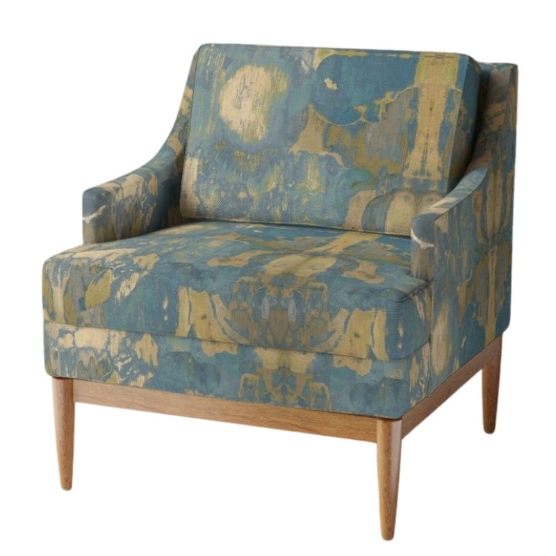 Summer Rain in Mushroom upholstery