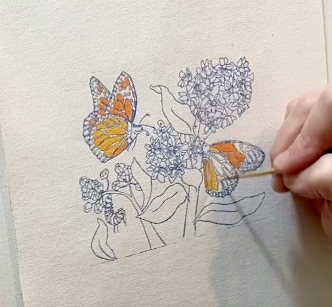 Mini-version of the butterflies