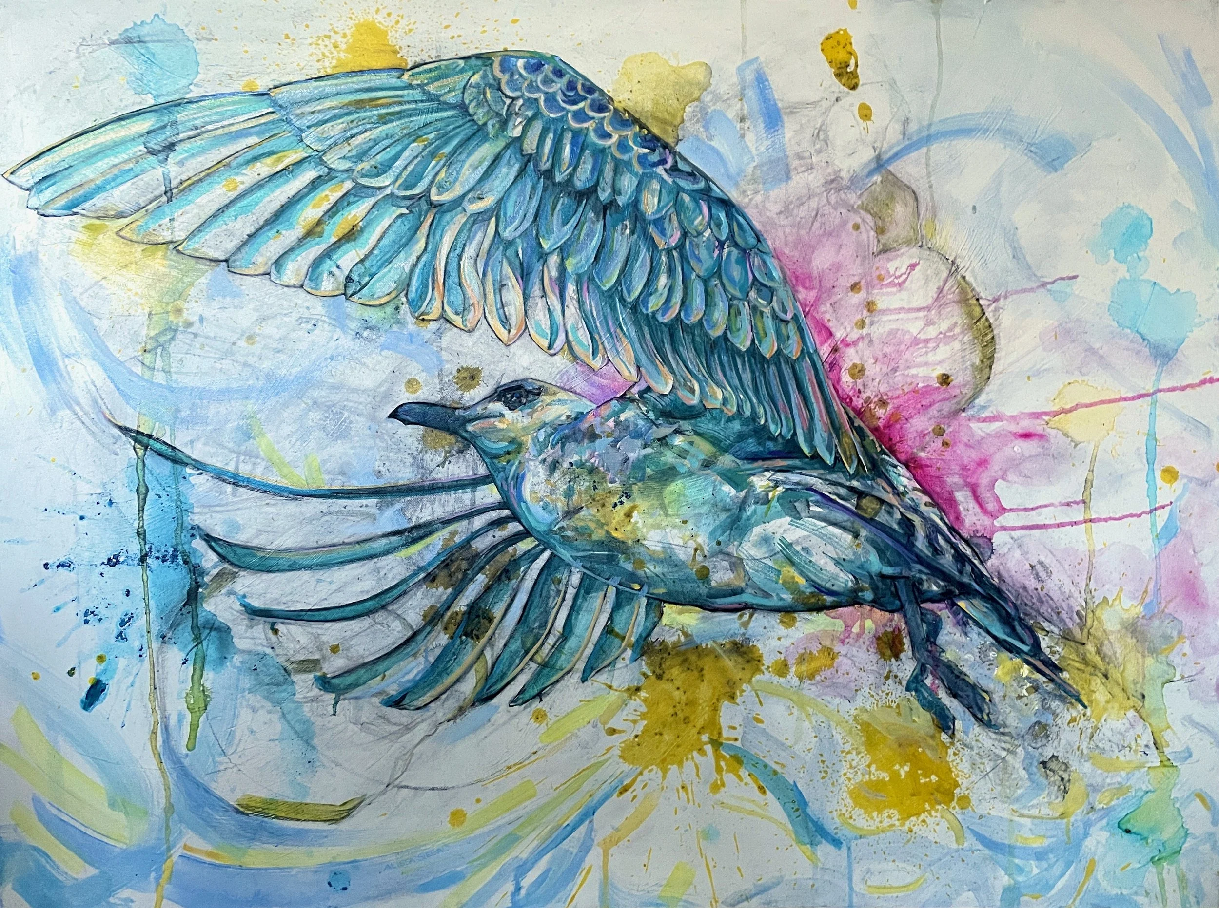 Flying Seagull
