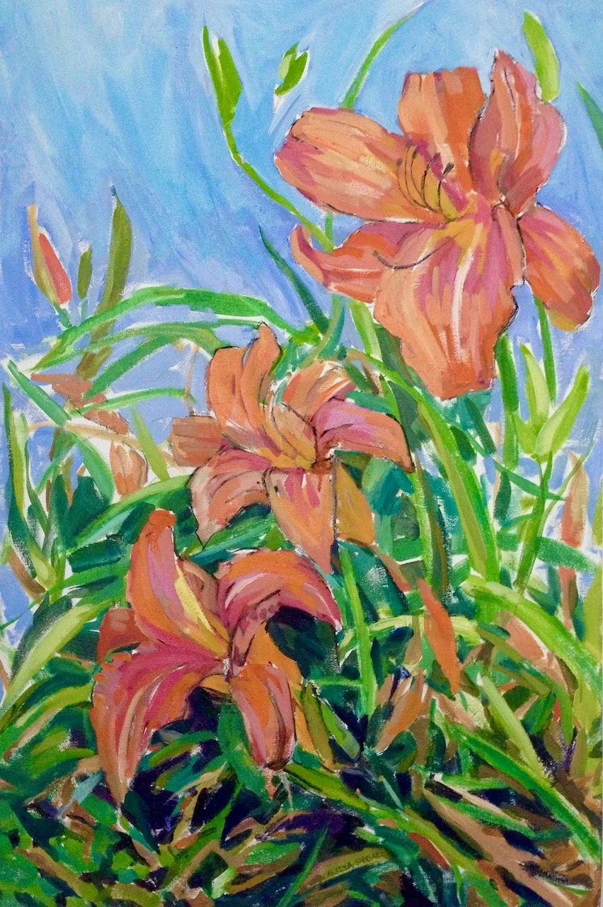 Orange Lilies